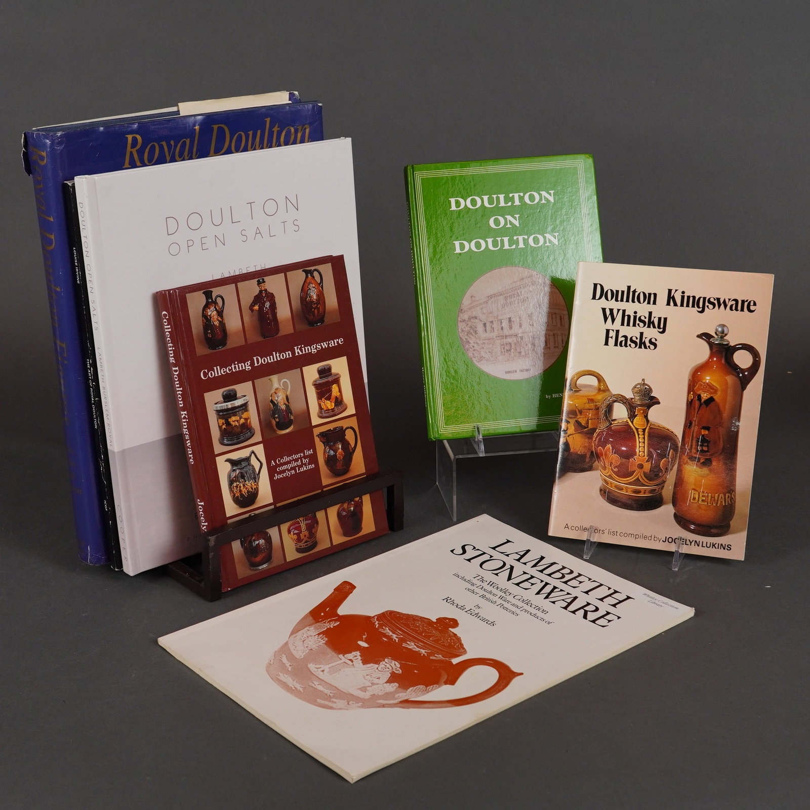 A Collection of Seven Royal Doulton Reference Books and Catalogs (1 of 2)
