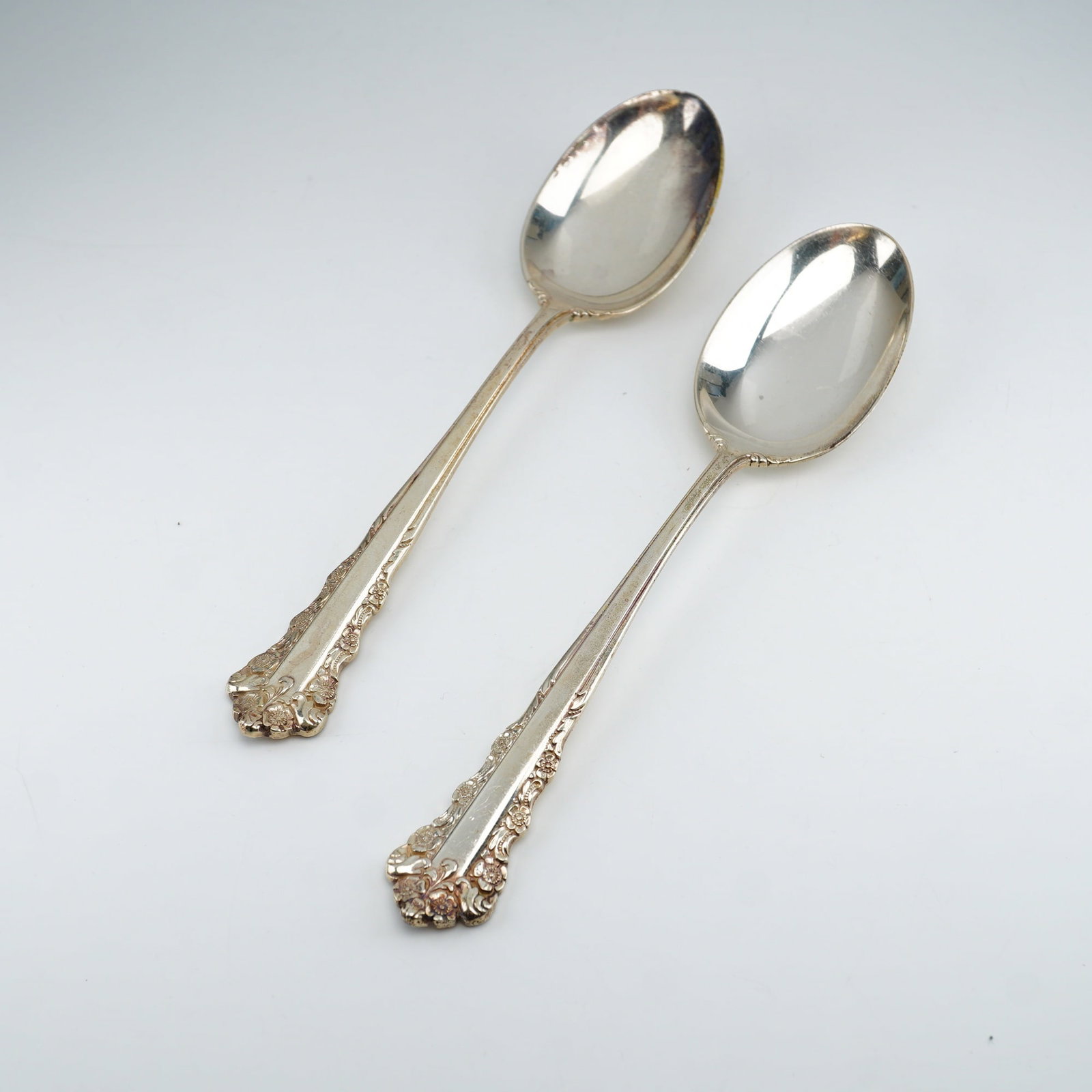 2pc Lunt Sterling Silver Teaspoons, Belle Meade (1 of 4)