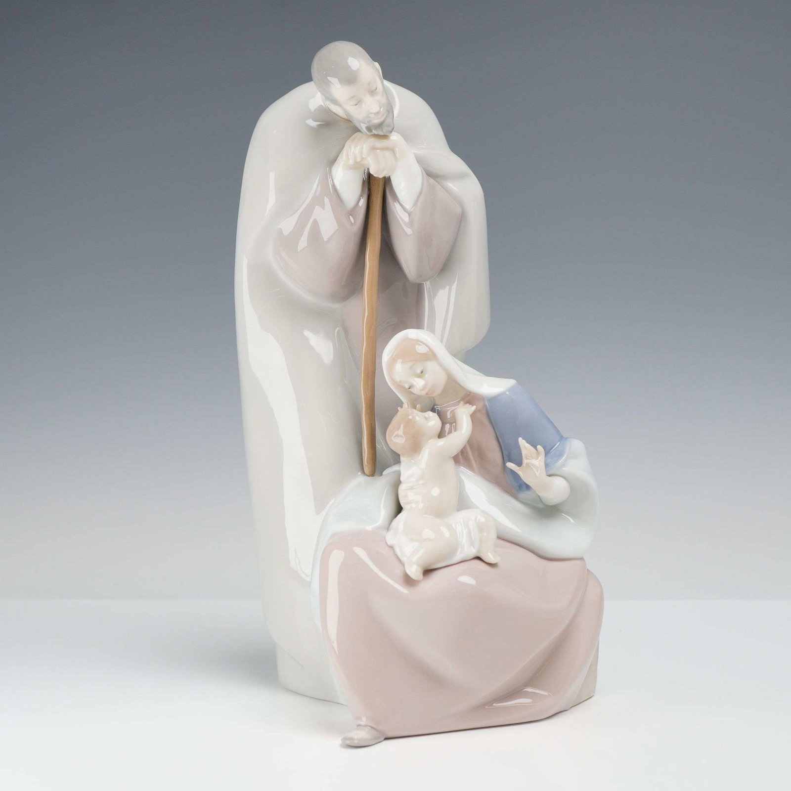 Lladro Glazed Porcelain Figurine, Blessed Family 01001499 (1 of 4)