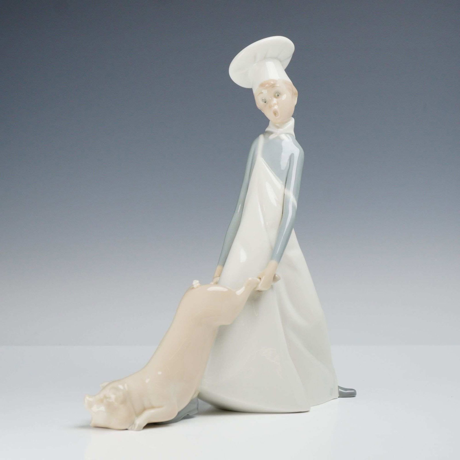 Lladro Porcelain Figurine, Cook in Trouble 4608 (1 of 3)