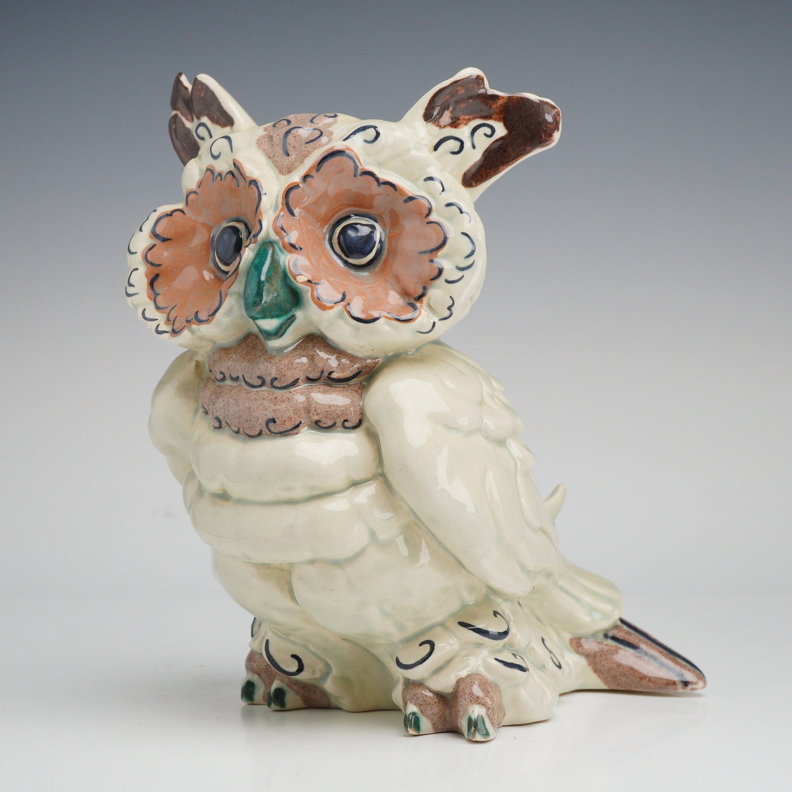 California Pottery by Kay Finch "Hoot" Owl Figurine (1 of 4)