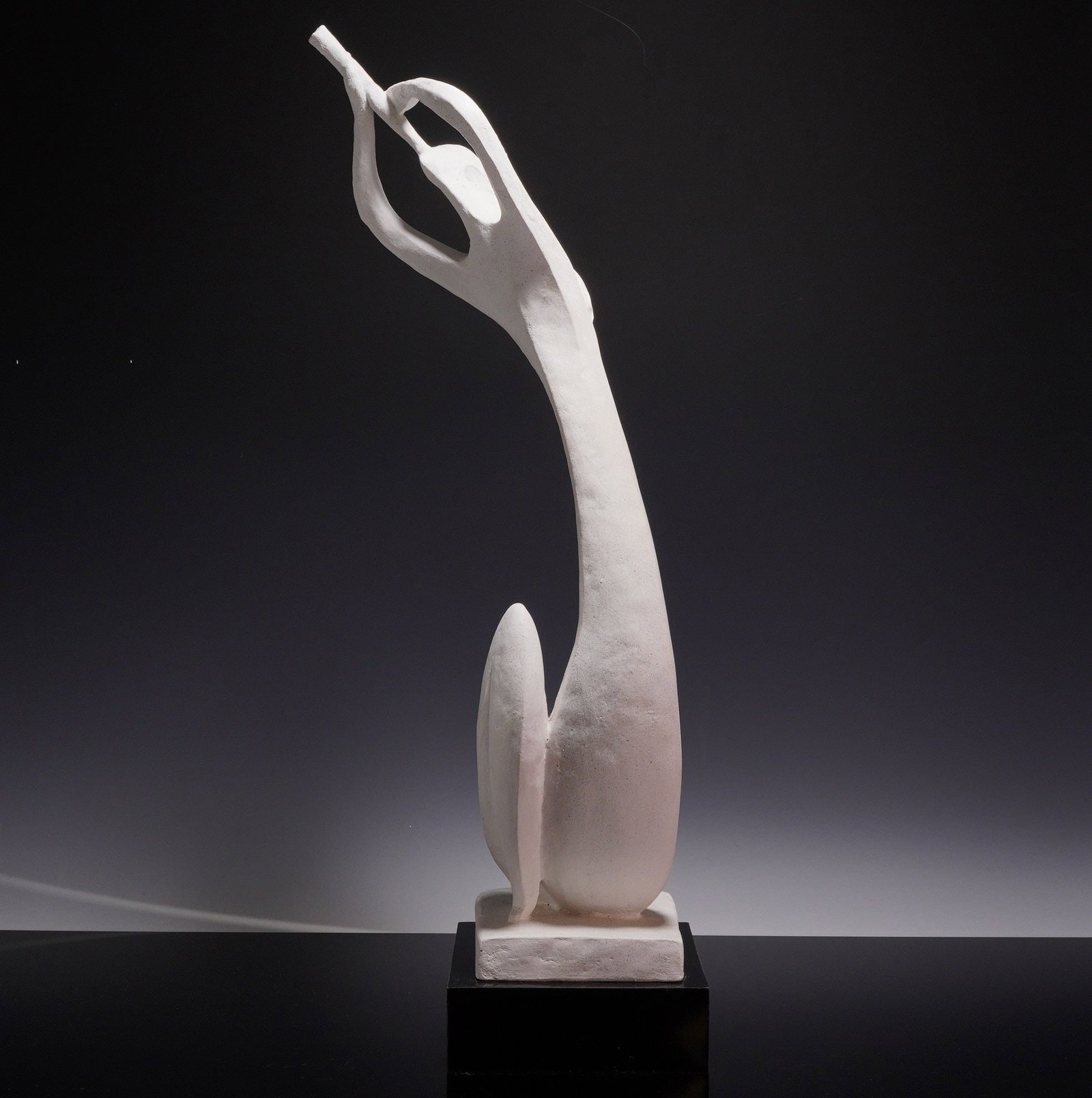 Austin Productions Abstract Plaster and Resin Sculpture, The Horn Blower, 1980 (1 of 6)
