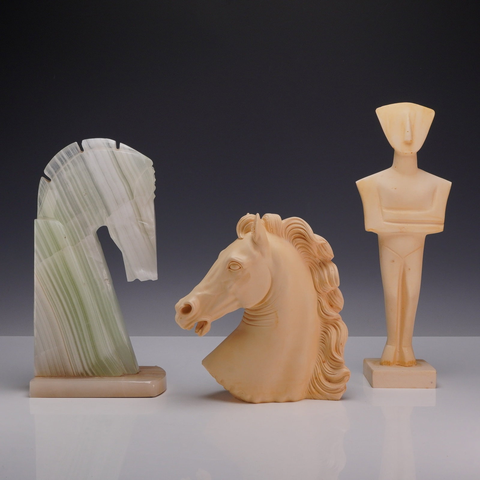 3pc Modernist Decorative Sculptures (1 of 4)
