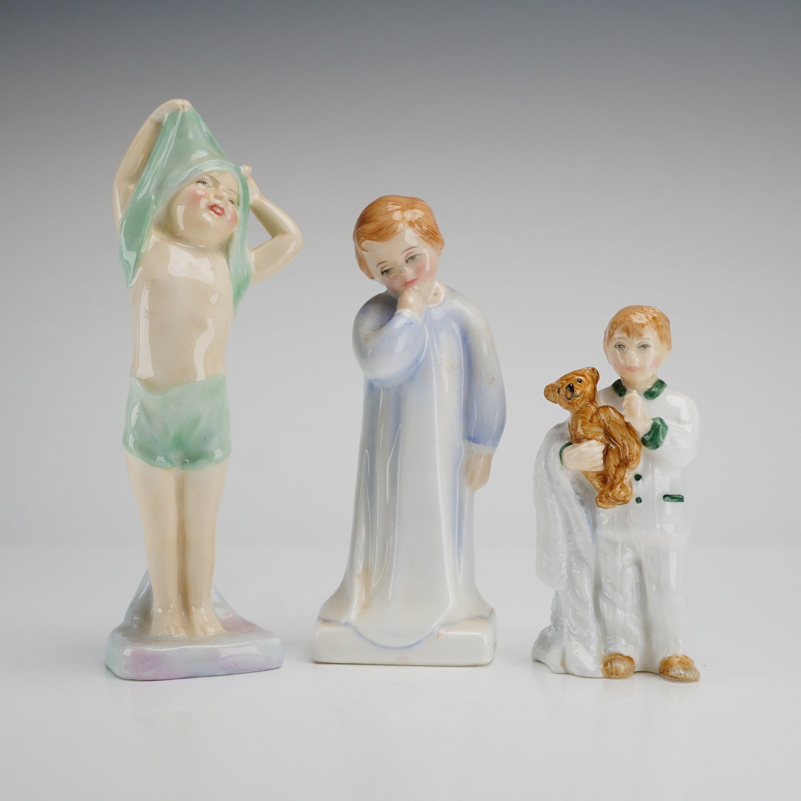 3pc Royal Doulton Figurines, Bedtime Children (1 of 3)