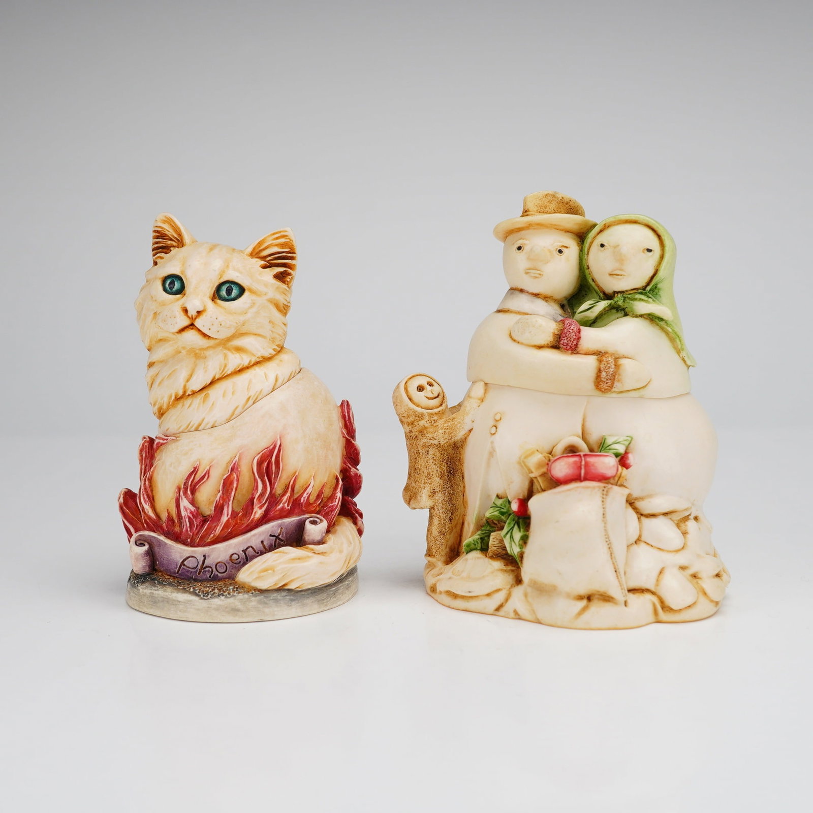 2pc Harmony Kingdom Treasure Jest Box Figurines (1 of 4)