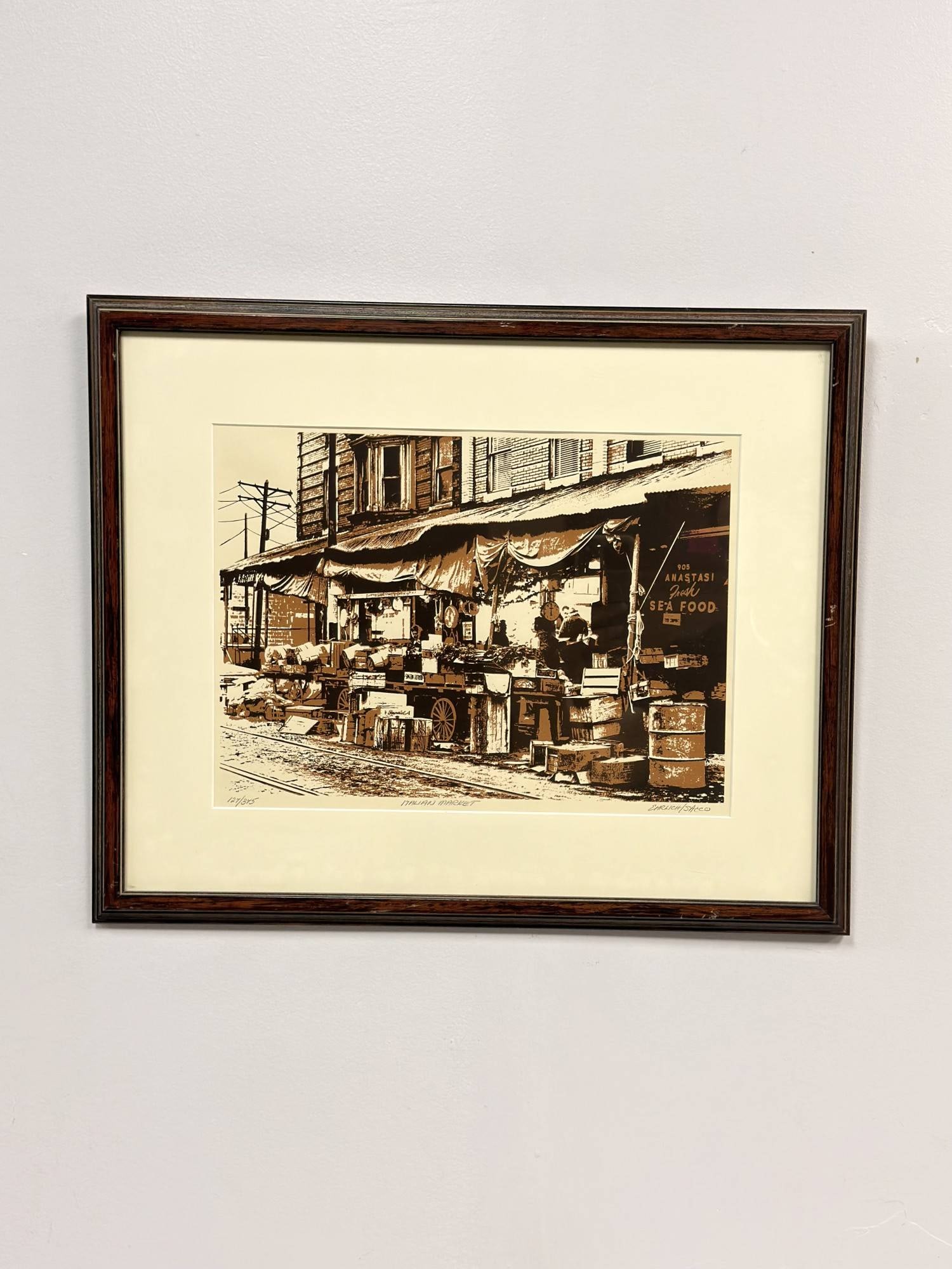 Robert Ehrlich (American, b.1974) and Linda Sacco Silkscreen, Italian Market (1 of 5)