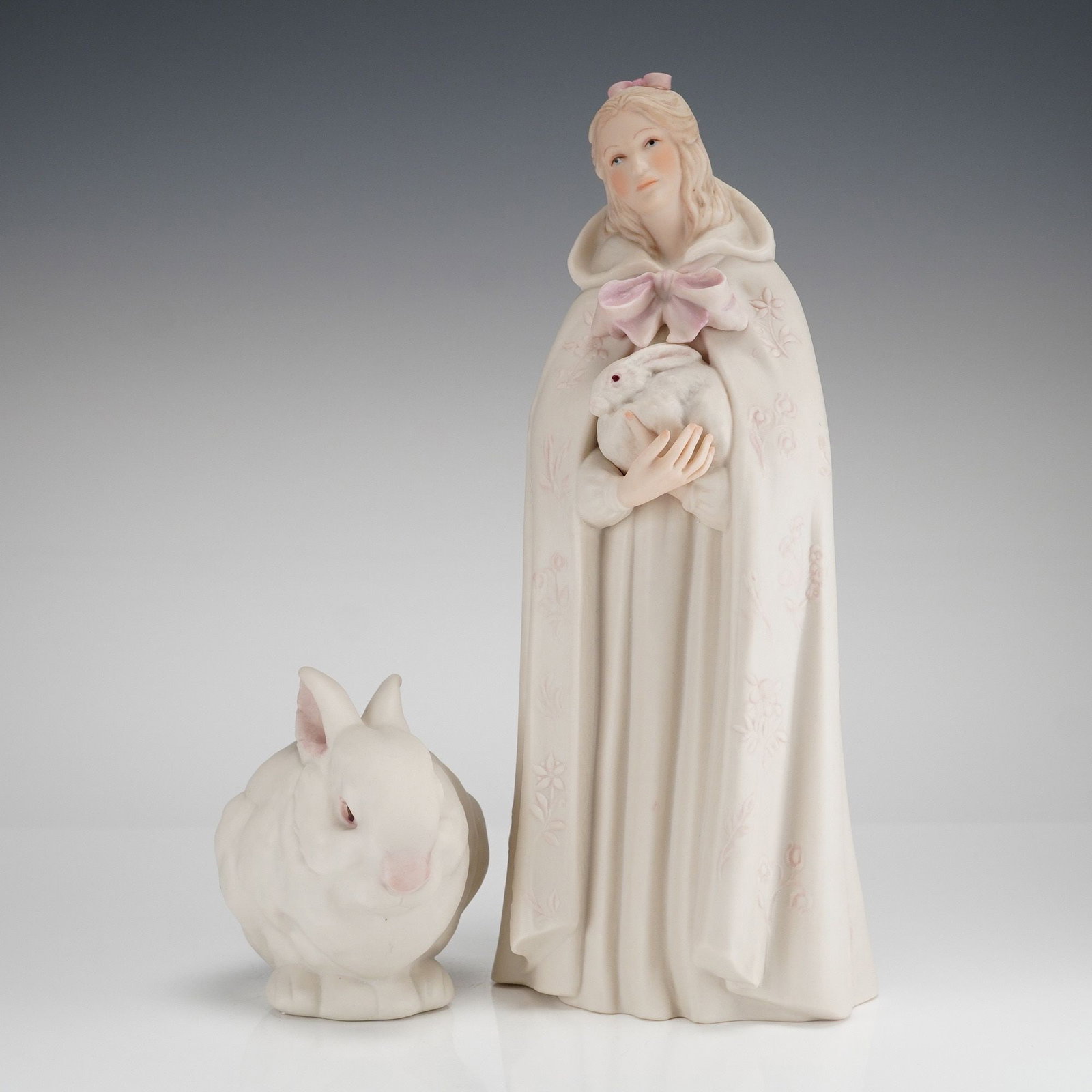 Two Cybis Porcelain Figurines Melissa and Mr. Snowball (1 of 3)
