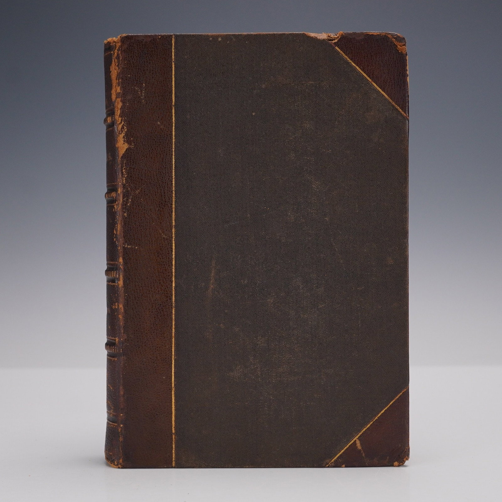 Karl Heinzen Leatherbound Book, Erlebtes. Erster Theil (1 of 7)