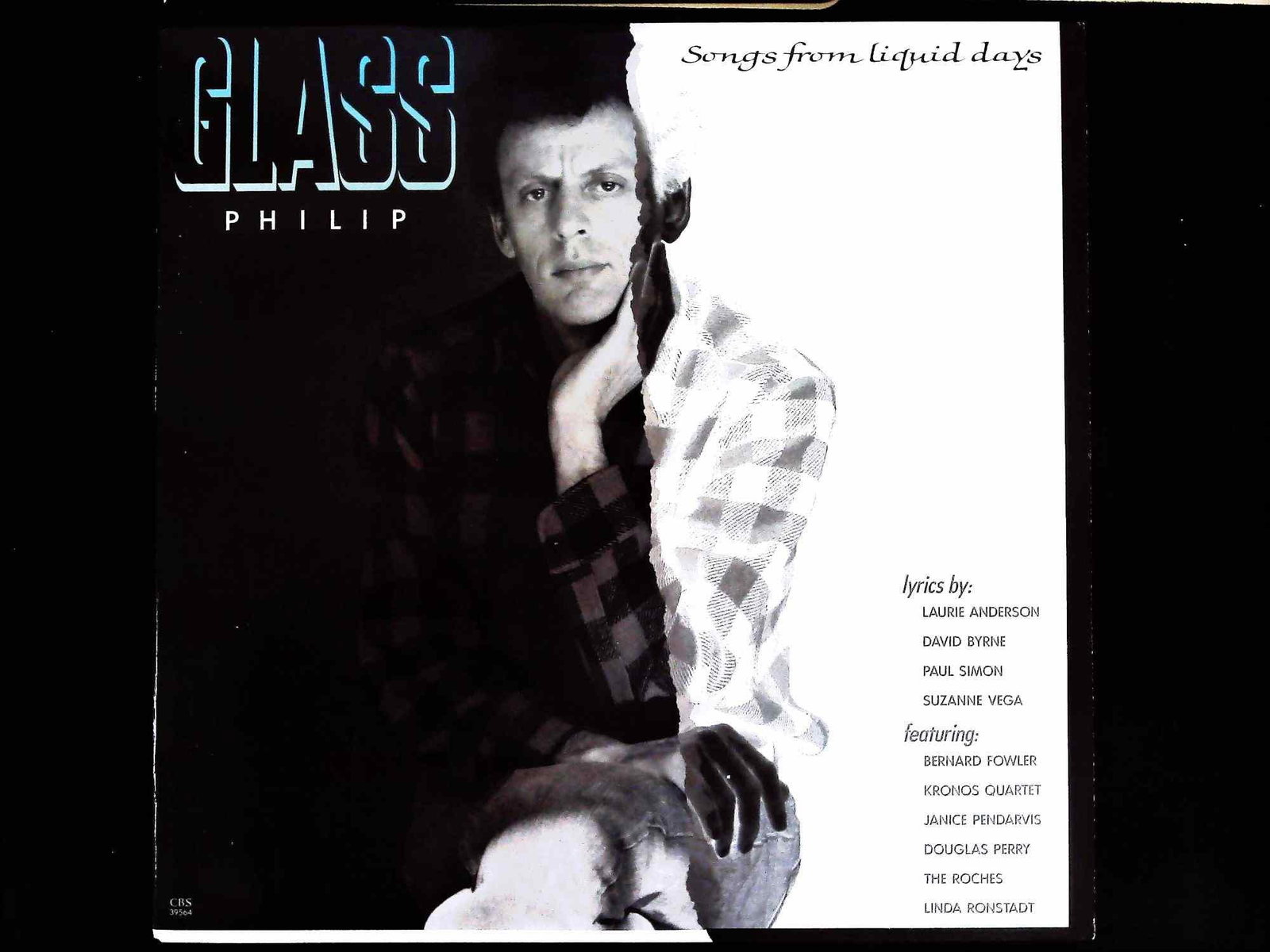 Philip Glass Songs From Liquid Days 1986 Vinyl LP CBS Records FM 39564 (1 of 3)