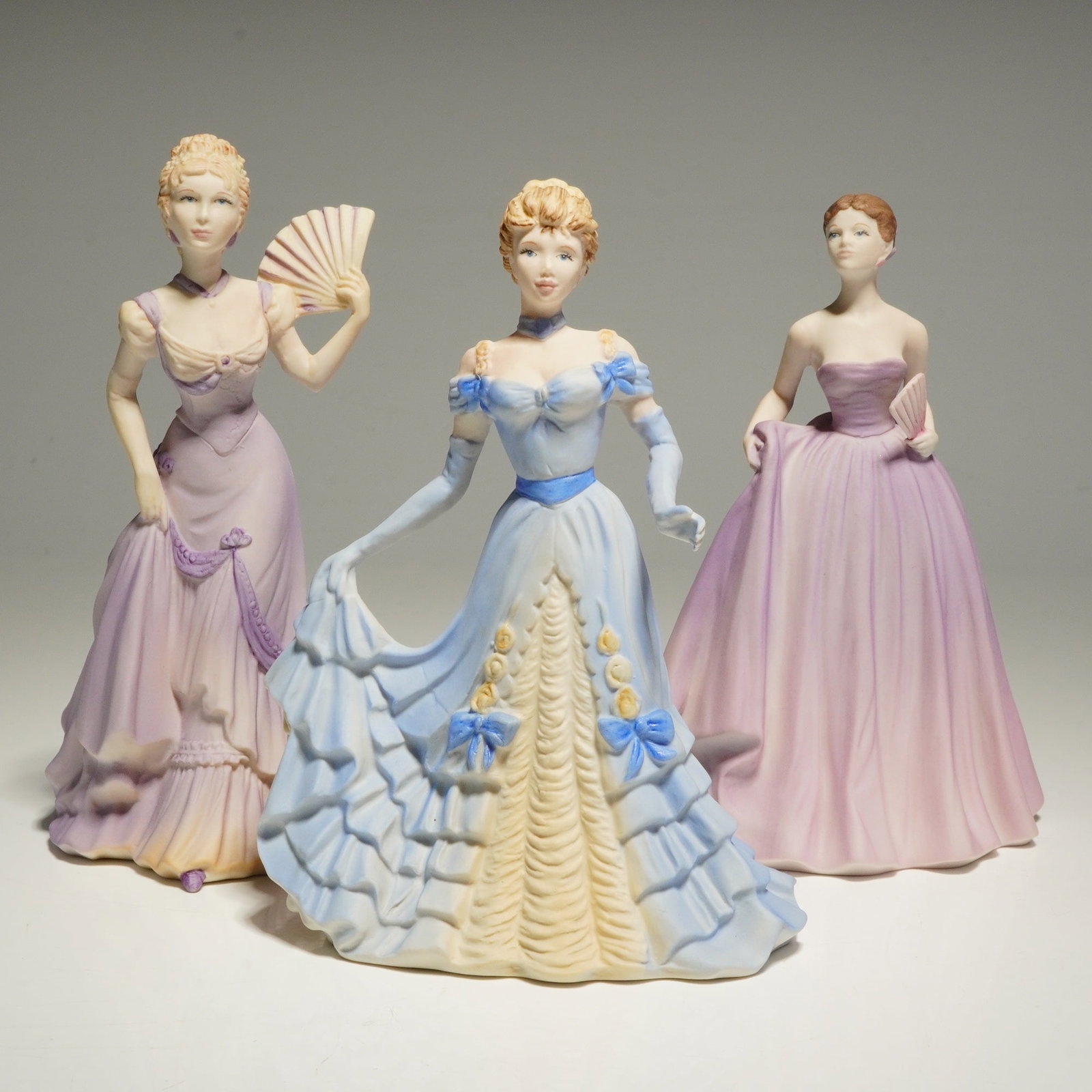 3pc Coalport Figurines, Victoria, Francesca and Emma (1 of 3)