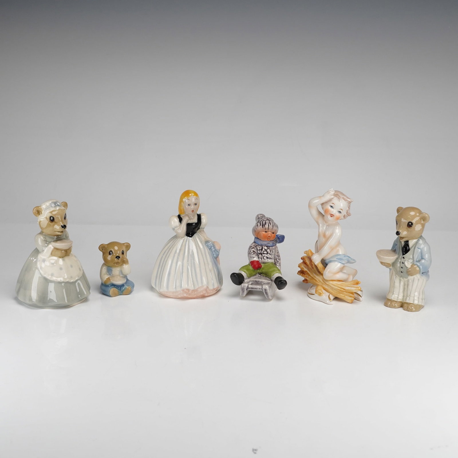 6pc Wade and Goebel Porcelain Figurines (1 of 4)