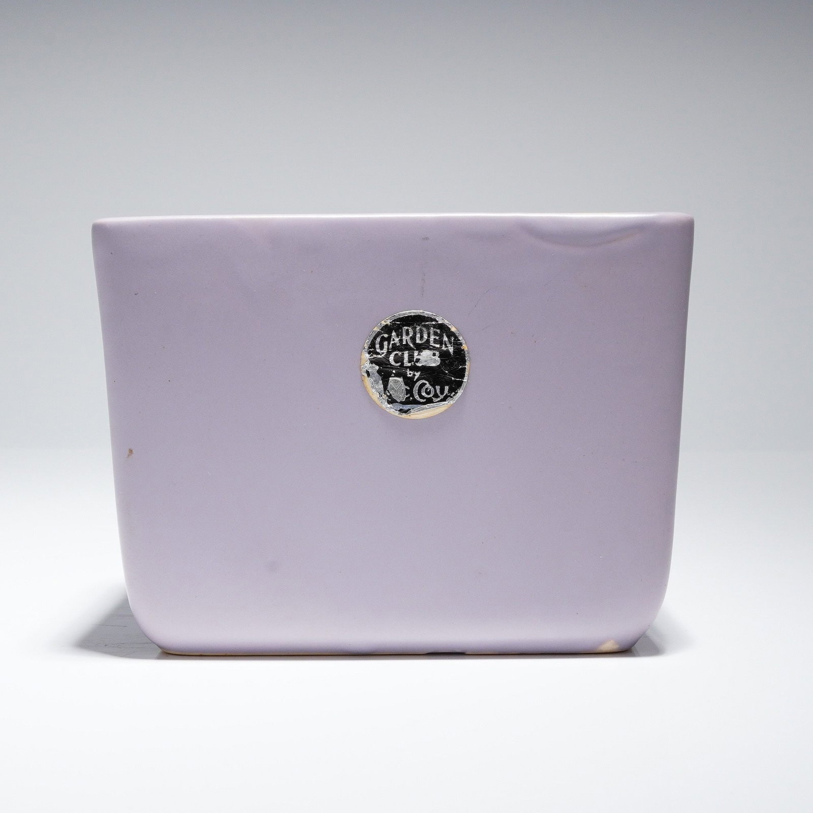 McCoy Pottery Garden Club Line Rectangular Planter (1 of 5)