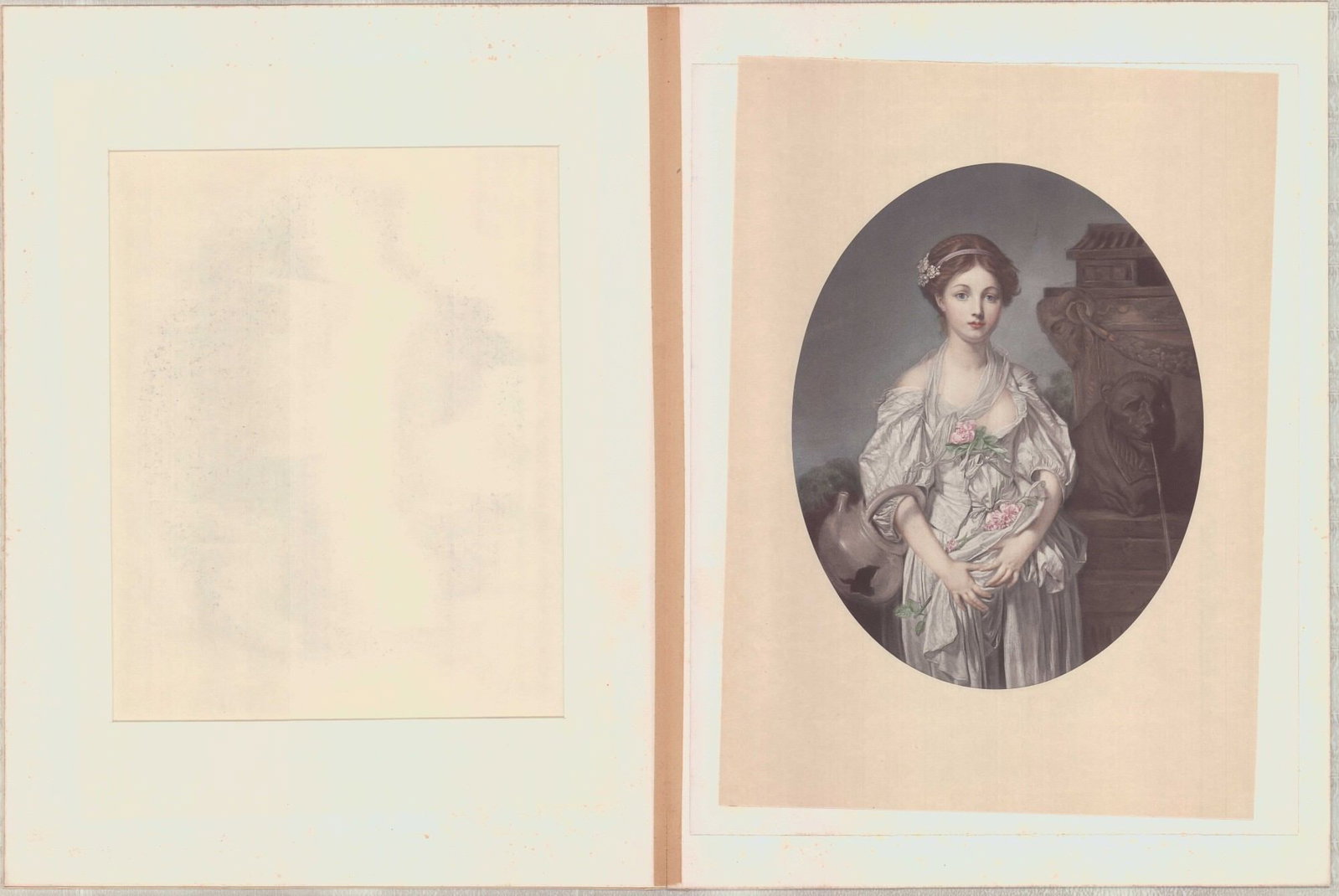 Jean-Baptiste Greuze Chromolithograph The Broken Pitcher (1 of 1)