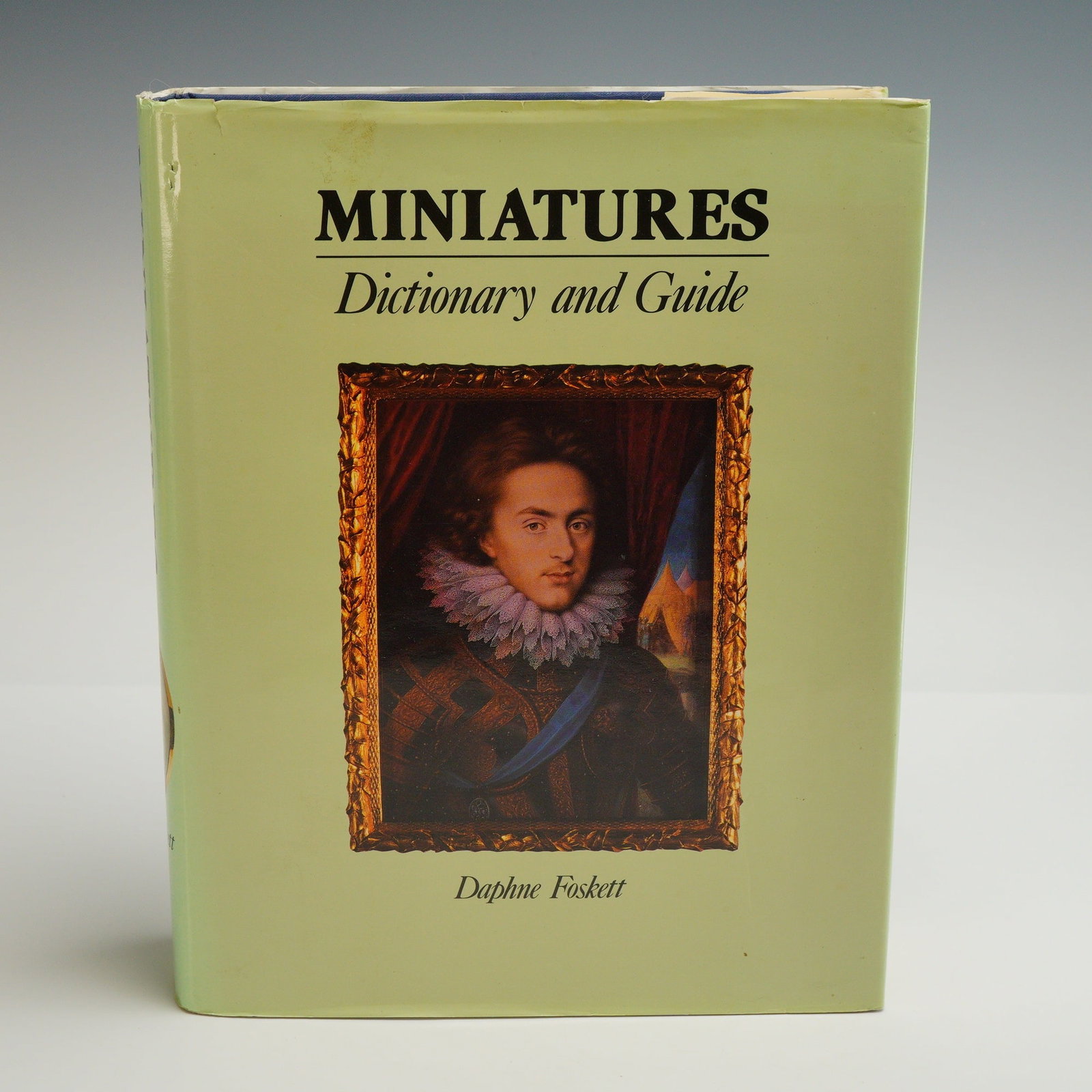 Daphne Foskett Hardcover Book, Miniatures: Dictionary and Guide: This hardcover reference volume titled Miniatures: Dictionary and Guide is authored by Daphne Foskett and published by the Antique Collectors Club. This 1990 reprint of the 1987 original edition