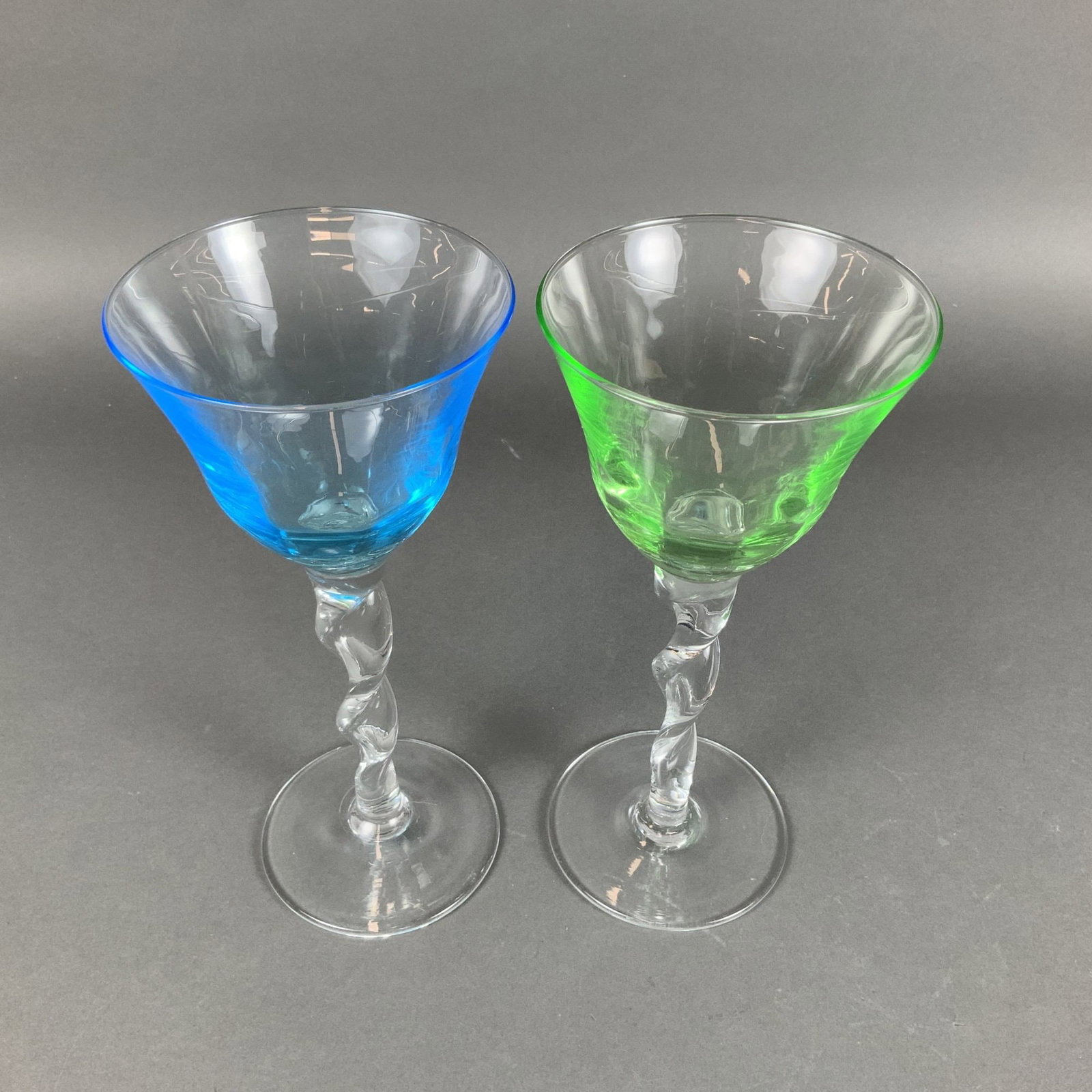 2pc Abigails Adriana Pattern Wine Glasses - 2