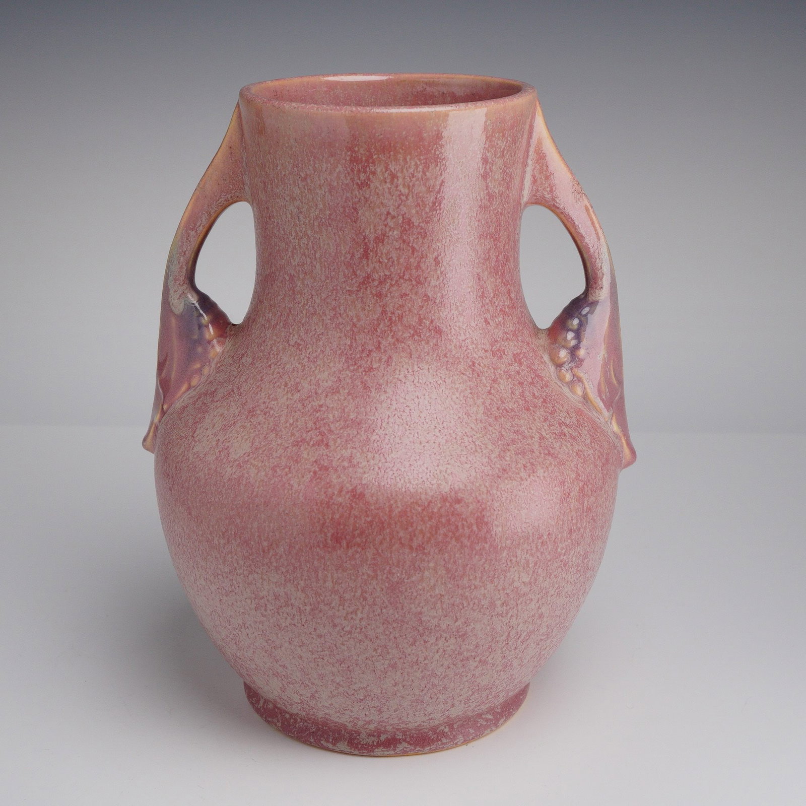 Roseville Pottery Handled Vase, Tuscany (1 of 4)