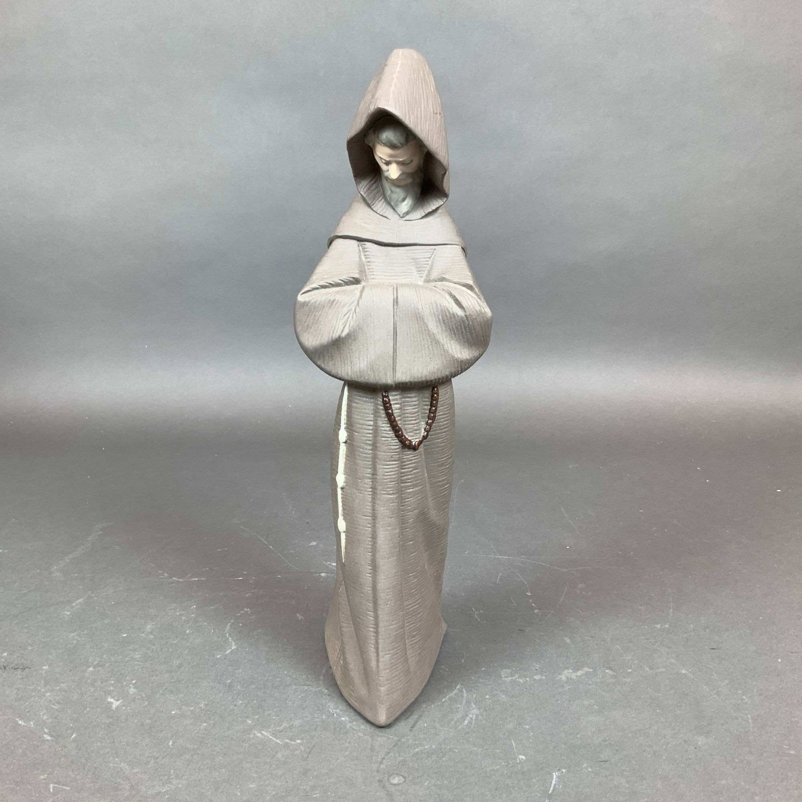 Lladro Gres Porcelain Figurine, Franciscan Monk 01012060 (1 of 5)