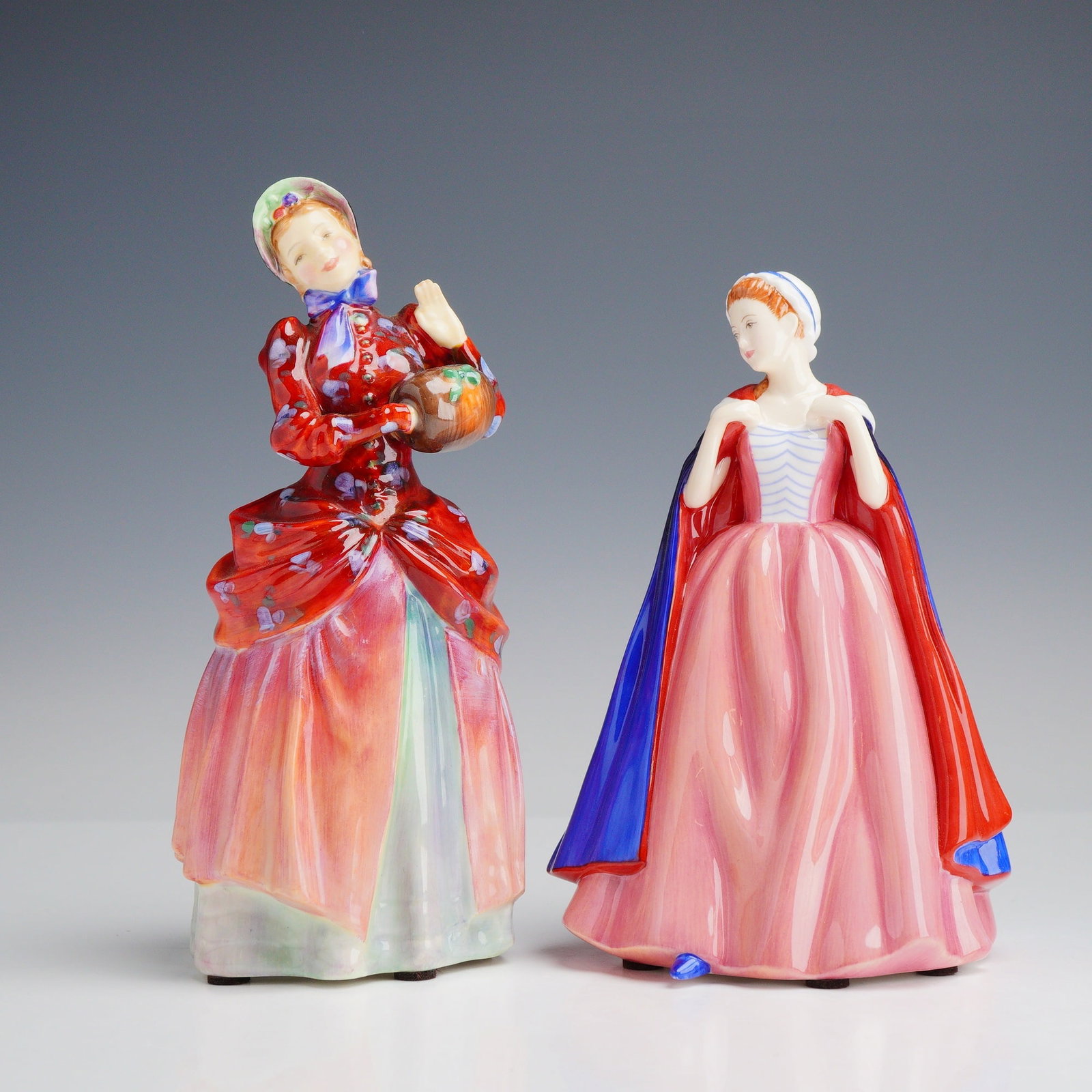 Two Royal Doulton Glazed Bone China Figurines, Rowena HN 2077 and Bess HN 4863 (1 of 3)