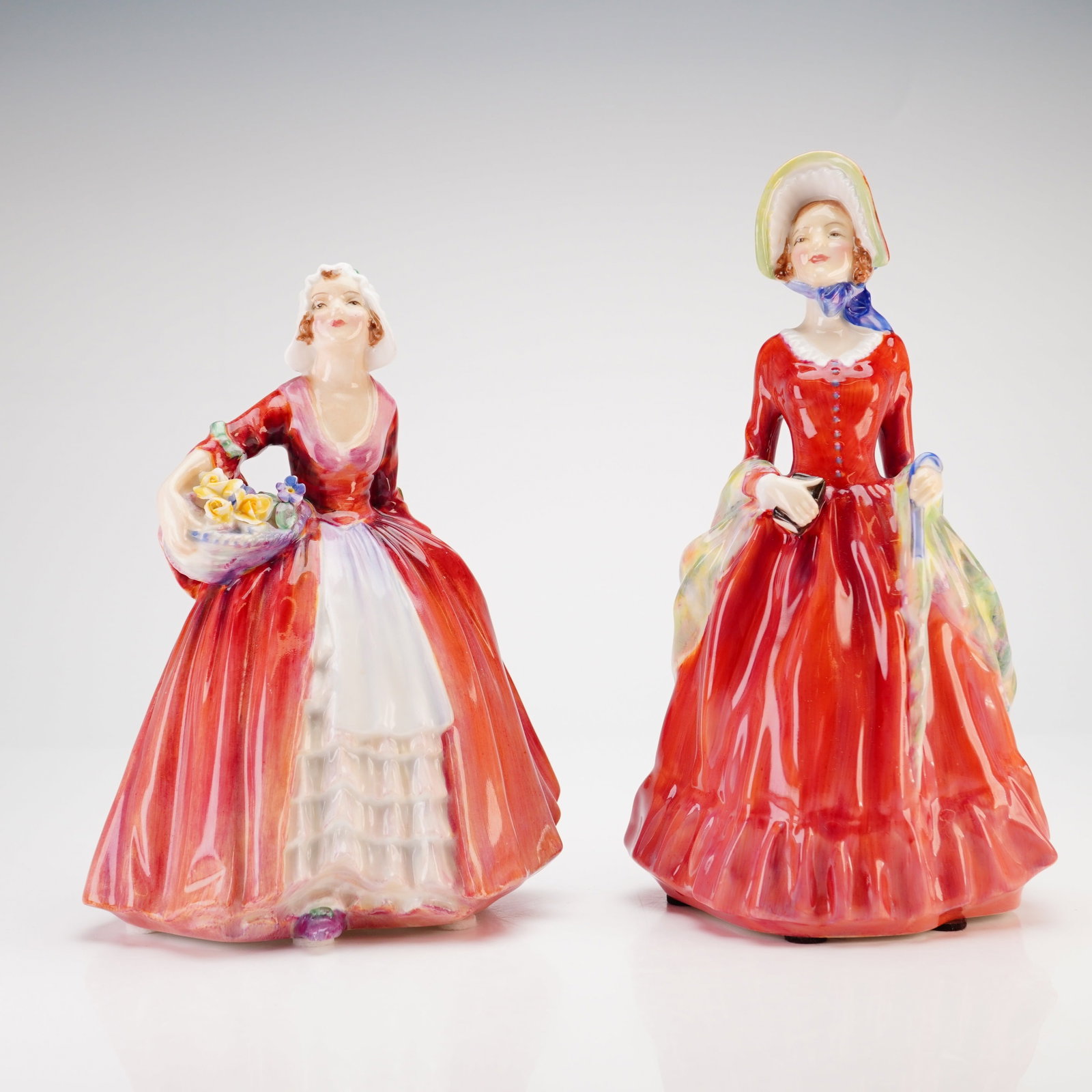 2pc Royal Doulton Figurines, Janet HN1537 & Sabbath Morn HN1982 (1 of 3)