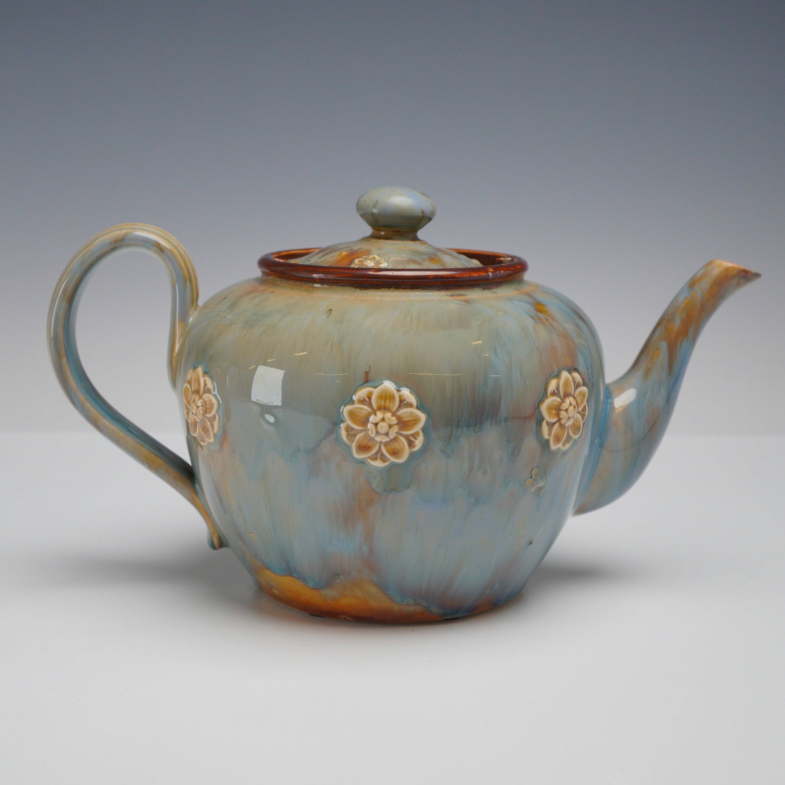 Royal Doulton Mottled Stoneware Teapot 8510 (1 of 3)