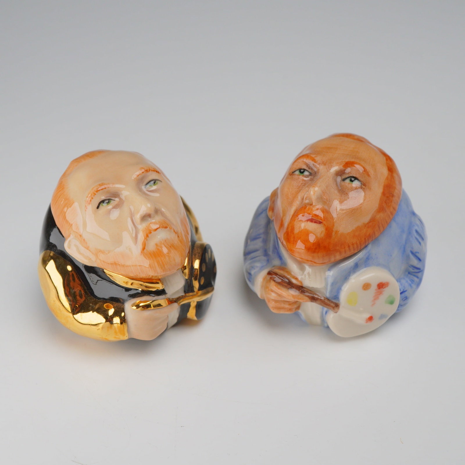 2pc Kevin Francis Ceramic Face Pots, Vincent van Gogh (1 of 3)