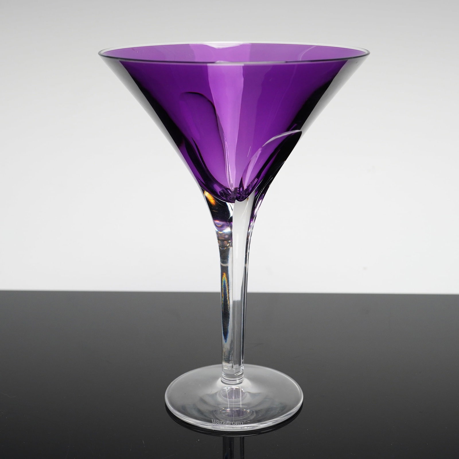 Waterford Crystal Eclipse Amethyst Martini Glass (1 of 4)