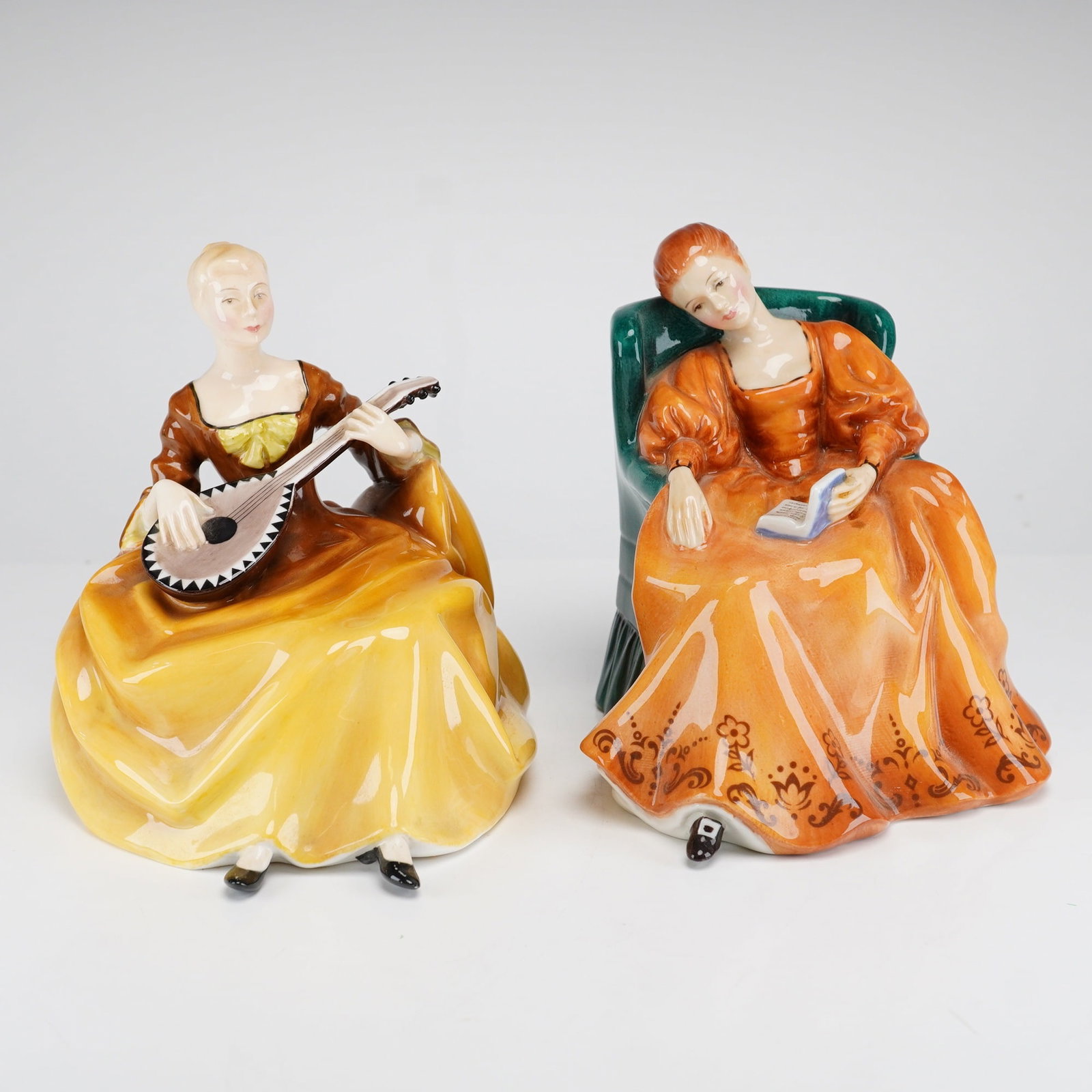 2pc Royal Doulton Figurines, Symphony HN2287 and Romance HN2430 (1 of 3)