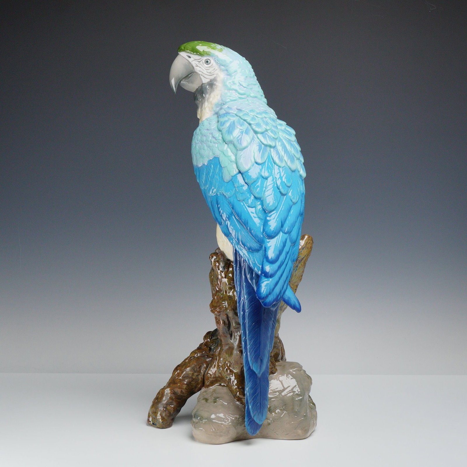 Lladro Porcelain Glazed Figurine, Macaw Bird 1008388 (1 of 4)