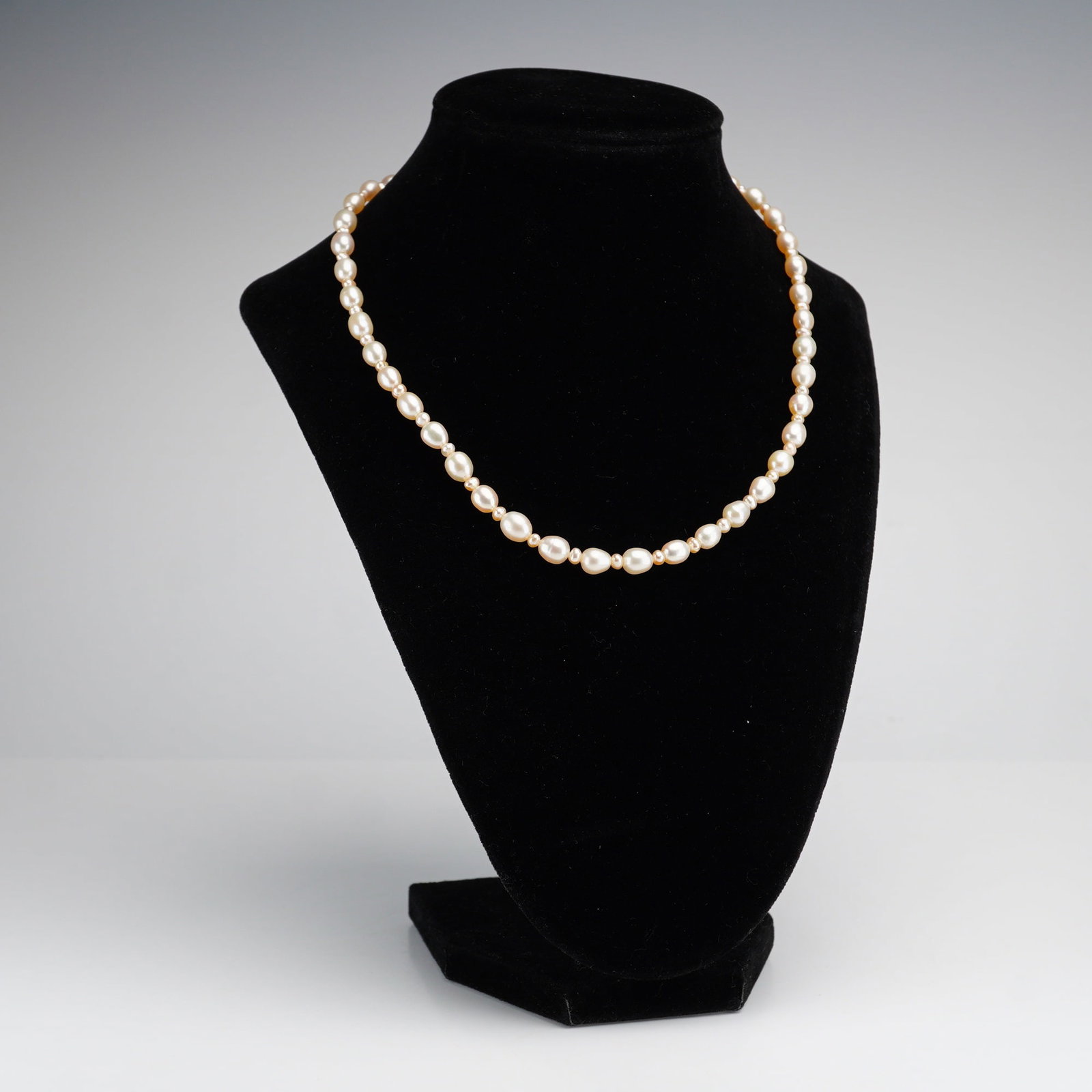 Cultured Freshwater Pearl and Sterling Silver Necklace (1 of 4)