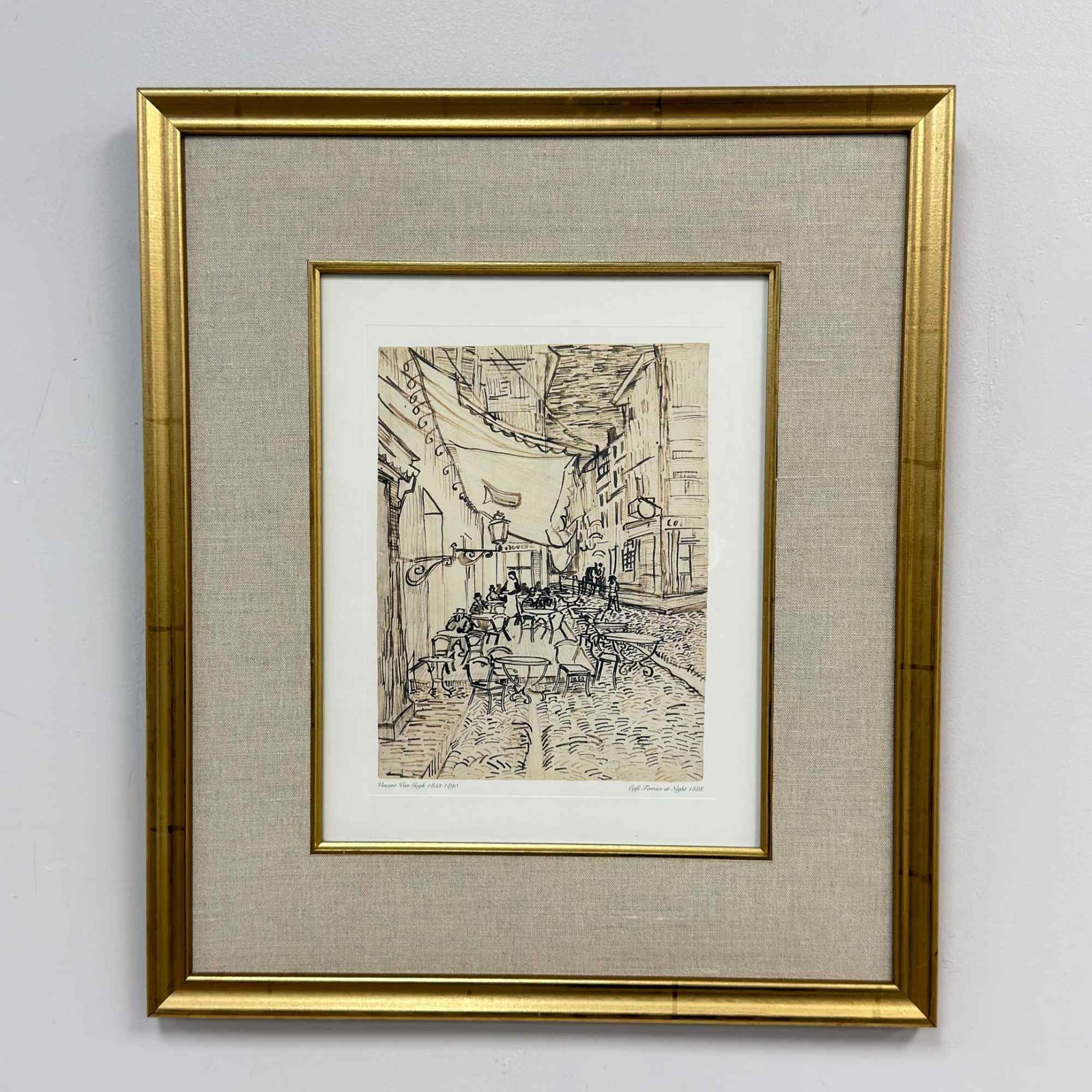 Vincent van Gogh, Cafe Terrace at Night Reproduction Print (1 of 6)