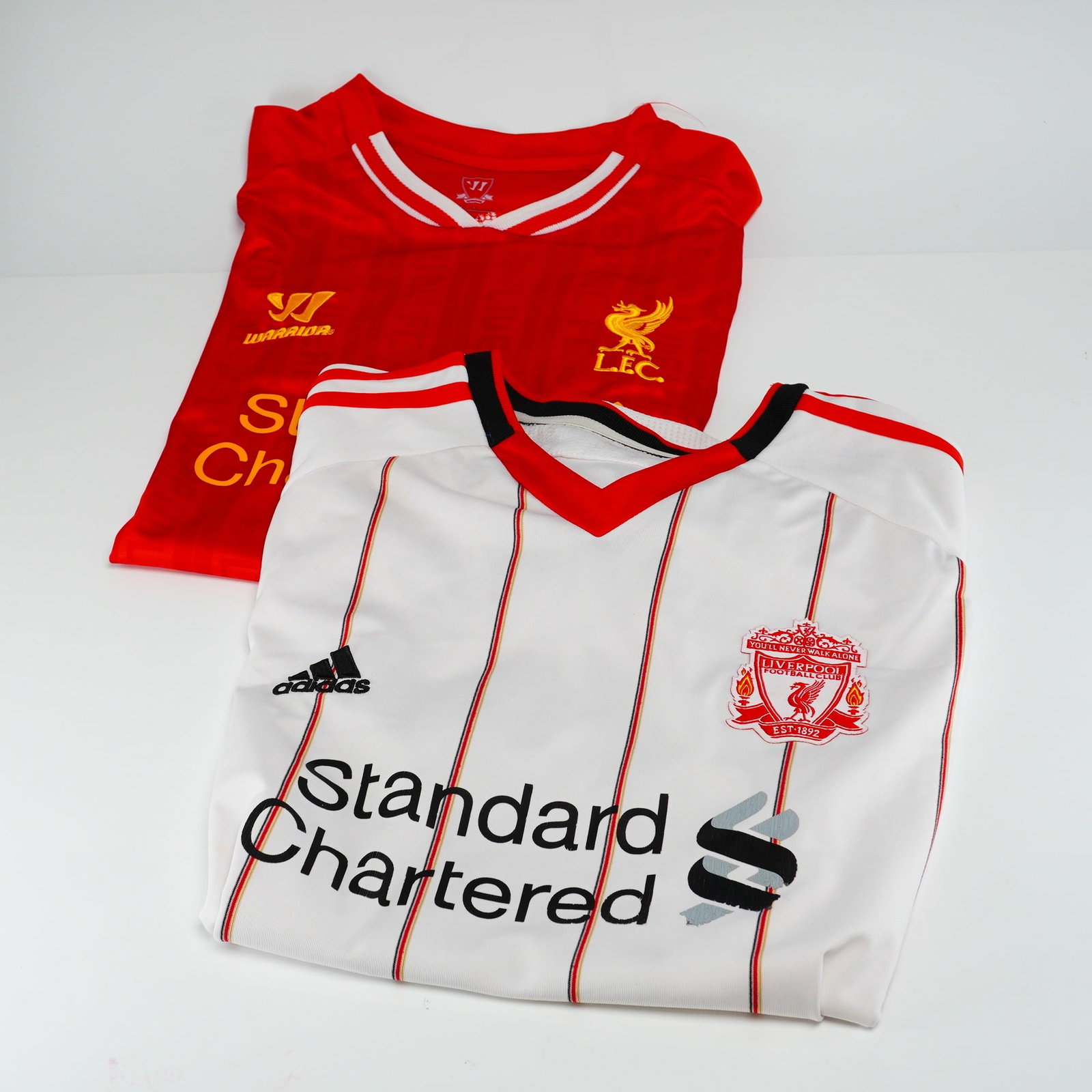 2pc Liverpool Football Club Steven Gerrard #8 Soccer Jerseys (1 of 6)
