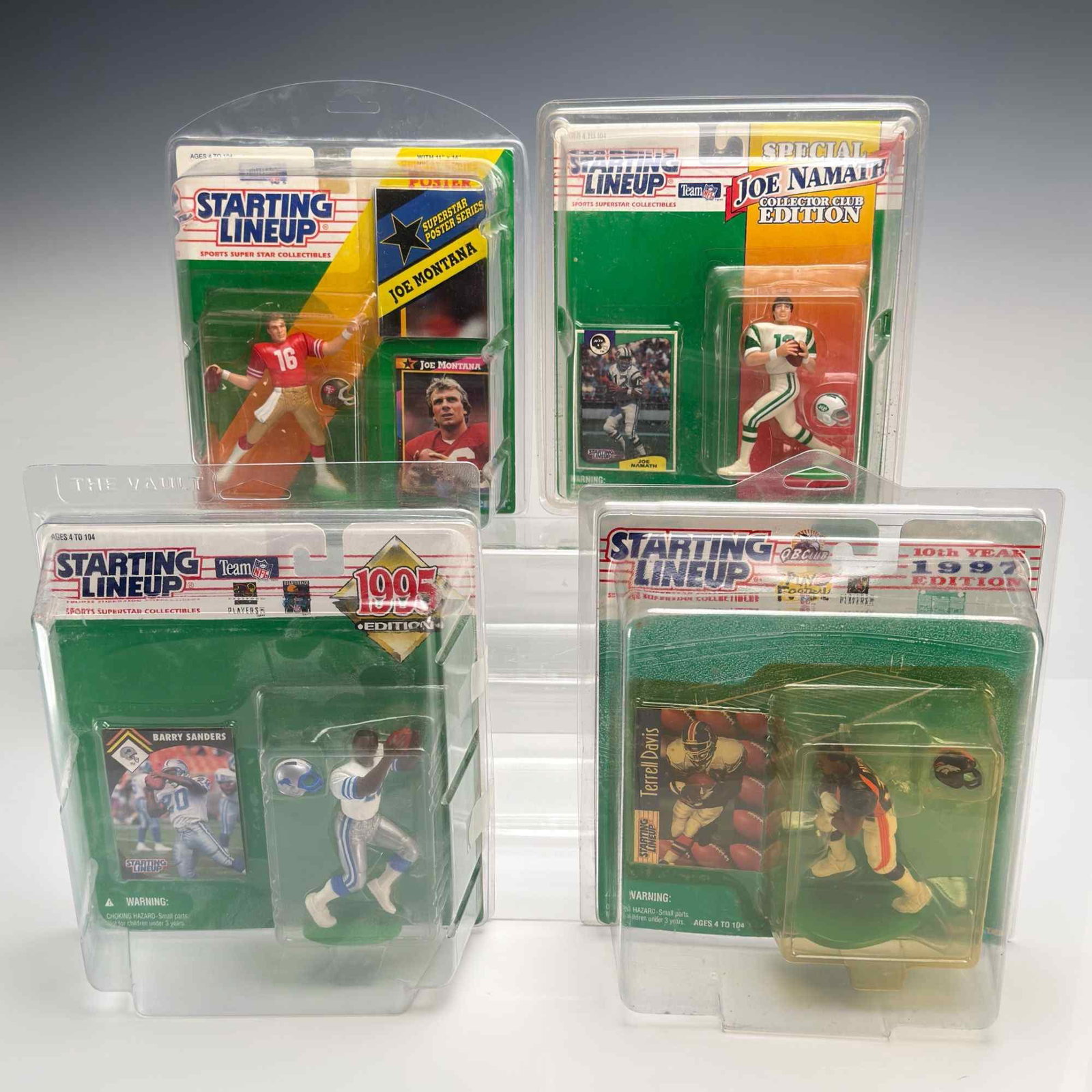 4pc Kenner Starting Lineup NFL Sports Superstar Action Figures (1 of 3)