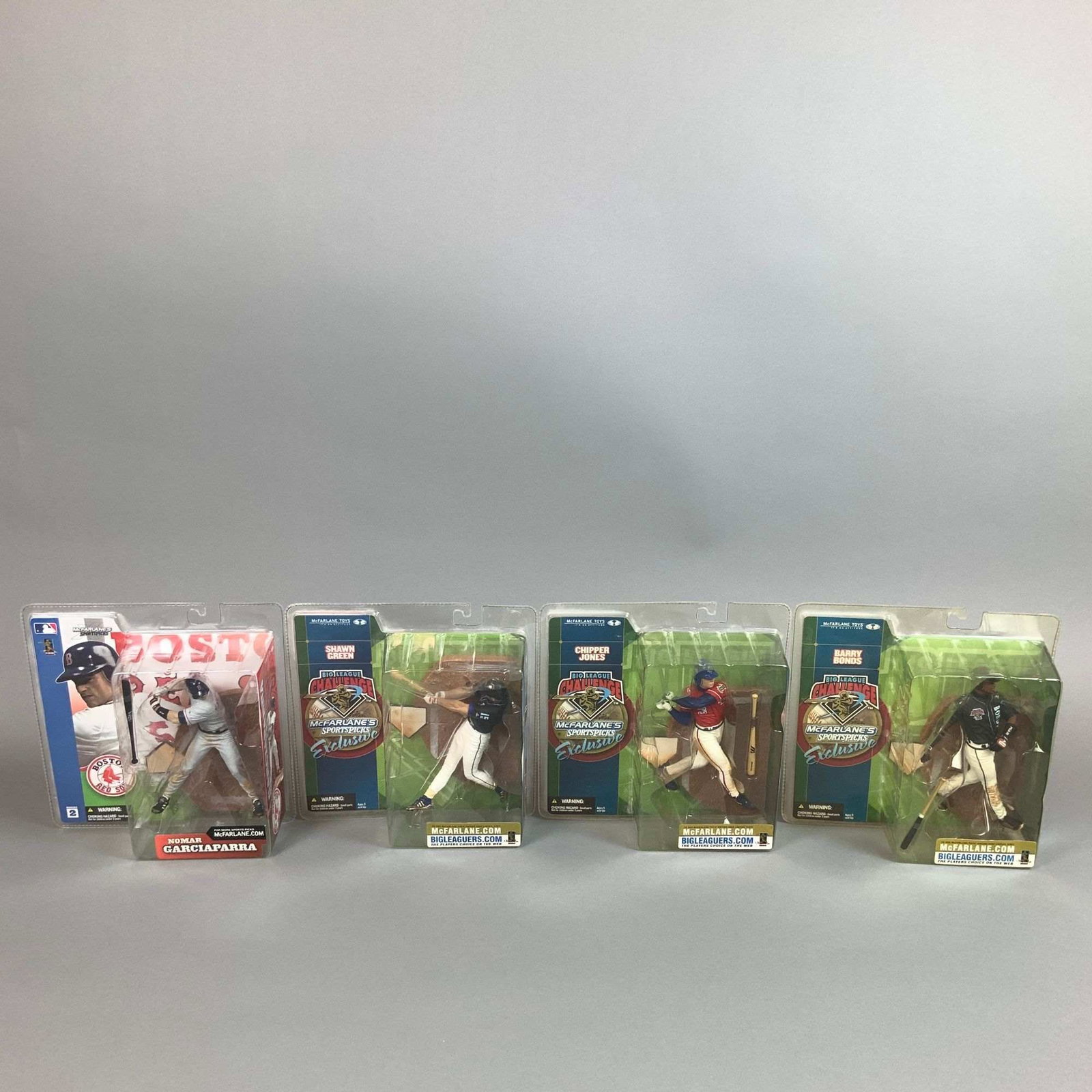 4pc Lot of McFarlane Toys SportsPicks MLB Figurines in Boxes including Big League Challenge (1 of 3)