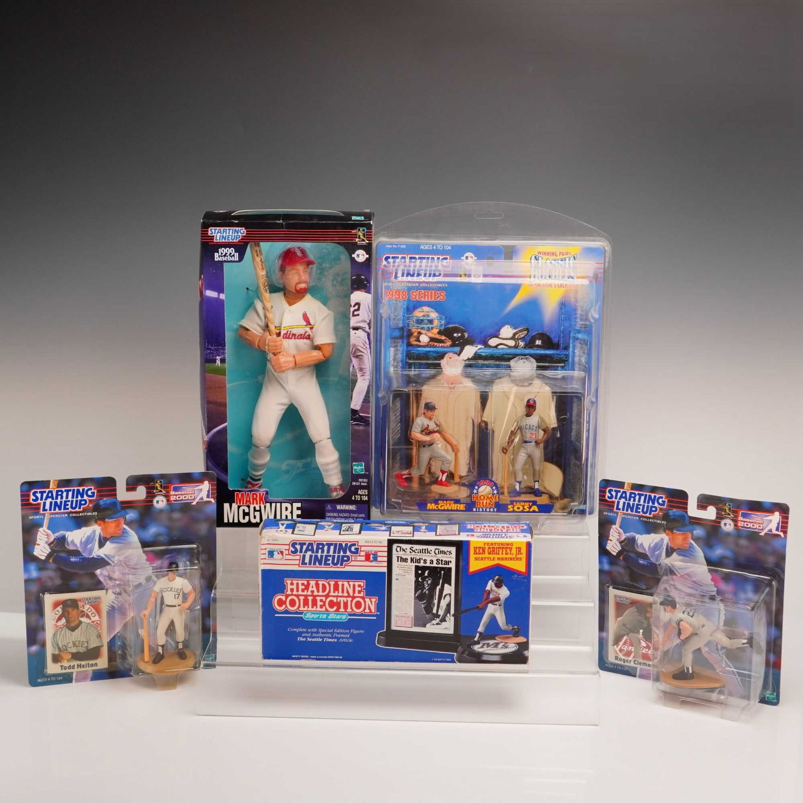 5pc Vintage Kenner and Hasbro MLB Starting Lineup Baseball Figurines and Sets (1 of 3)
