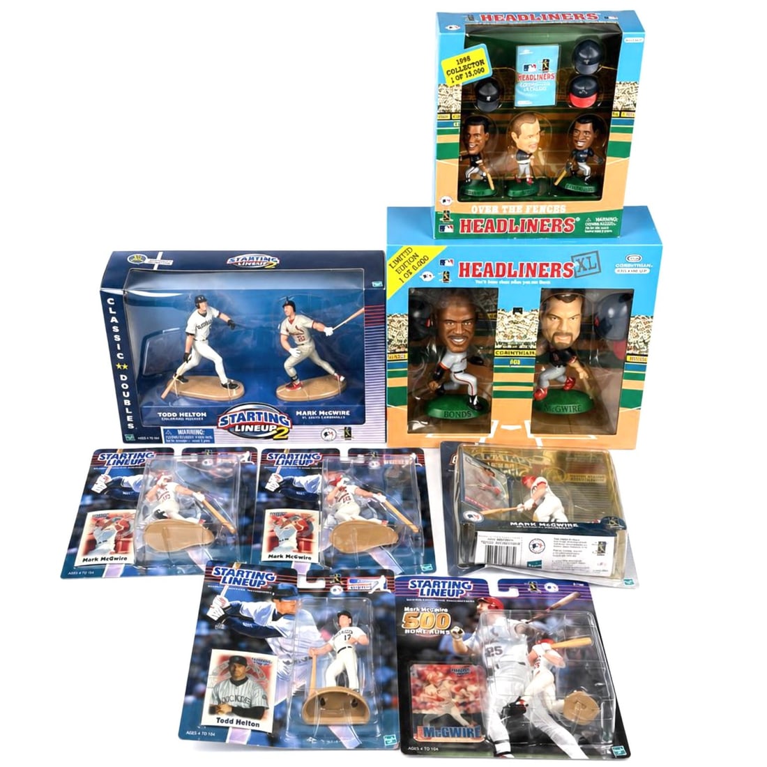 8pc Boxed Baseball Player Figurines by Starting Lineup and Headliners (1 of 4)