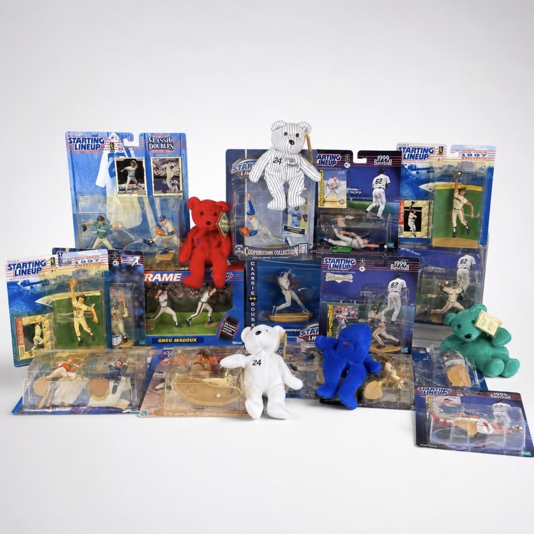 13pc Boxed Baseball Figurines and Bamm Beano's (1 of 4)
