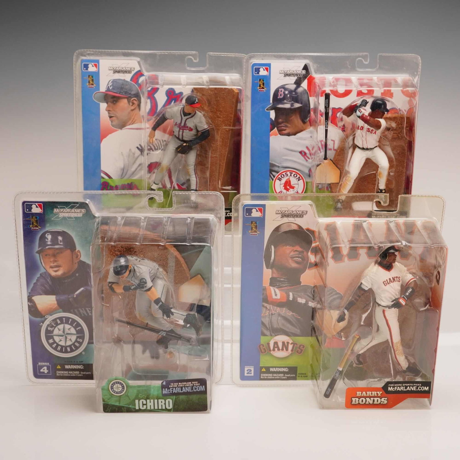 4pc McFarlane's Sportspicks MLB Series 2 and Series 4 Action Figures (1 of 3)