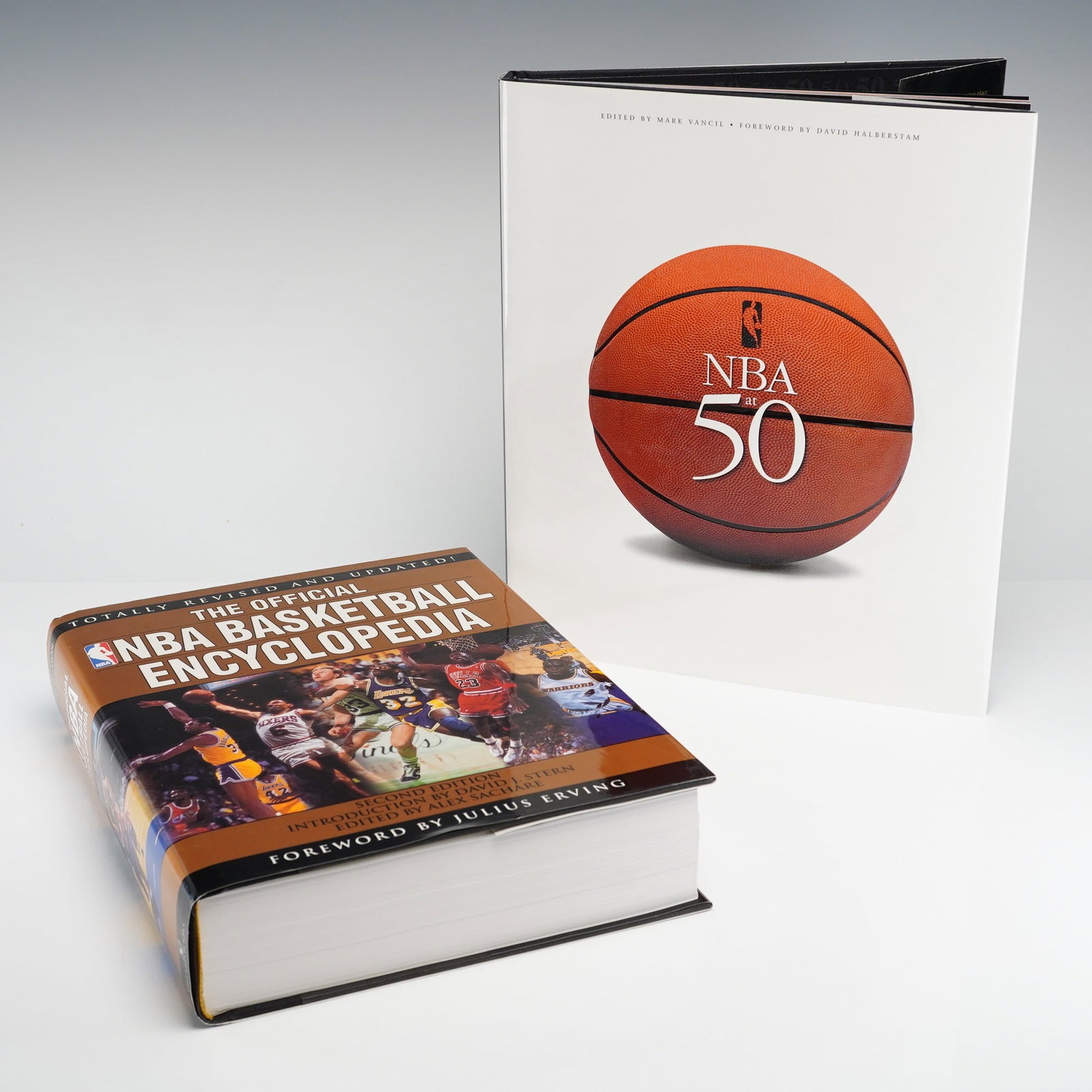 Two NBA History and Reference Hardcover Sport Books including NBA at 50 and Encyclopedia (1 of 5)