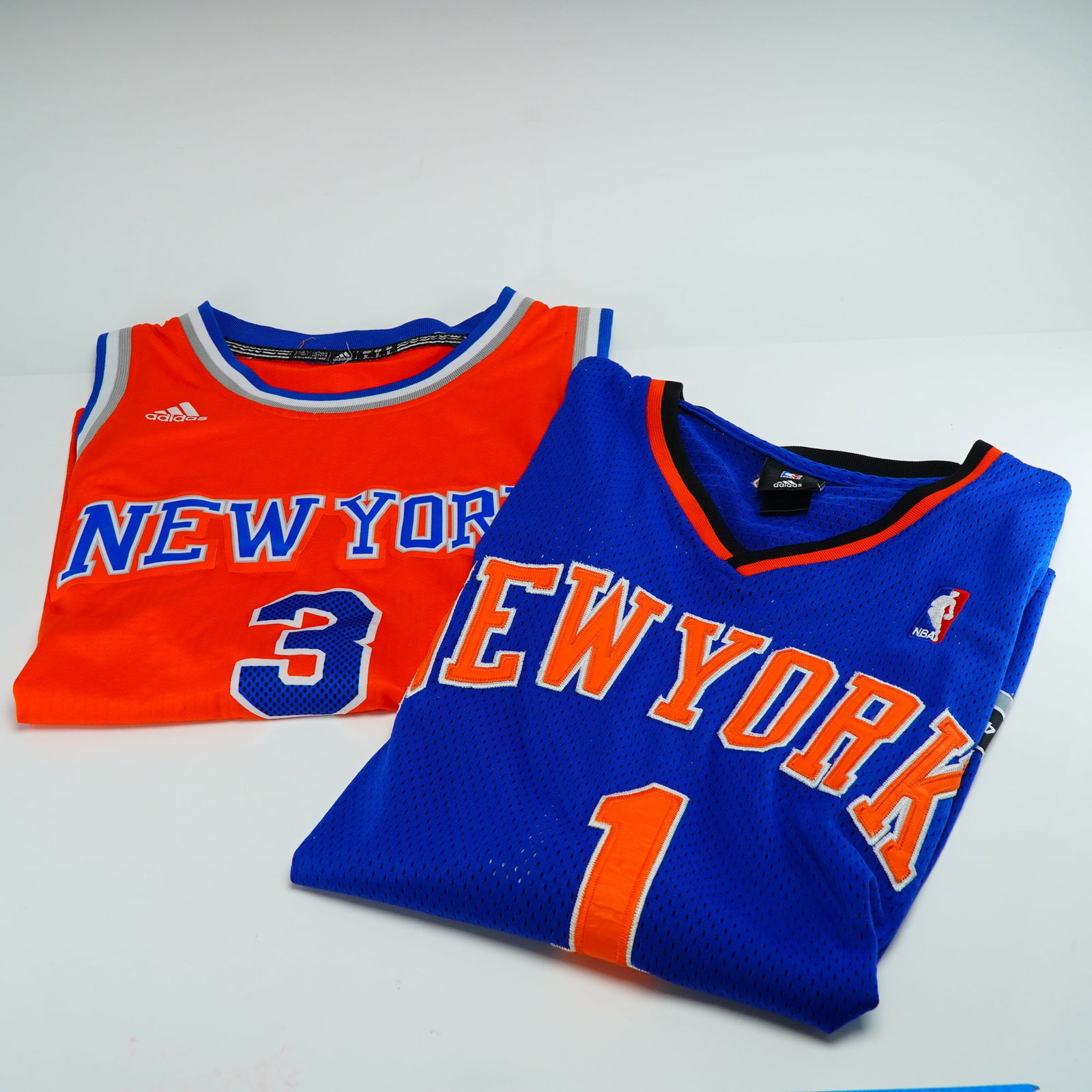 2pc New York Knicks Adidas NBA Basketball Jerseys (1 of 6)
