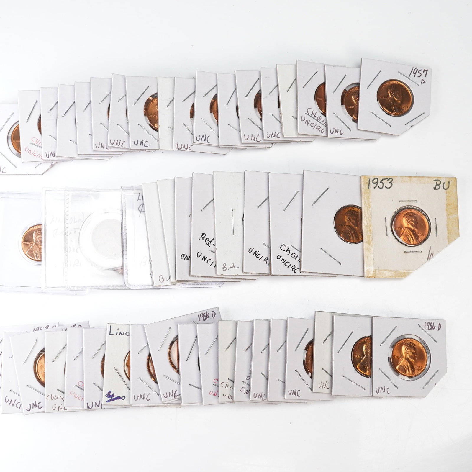 Assortment of Lincoln Wheat Ears One Cent Coins (1 of 3)