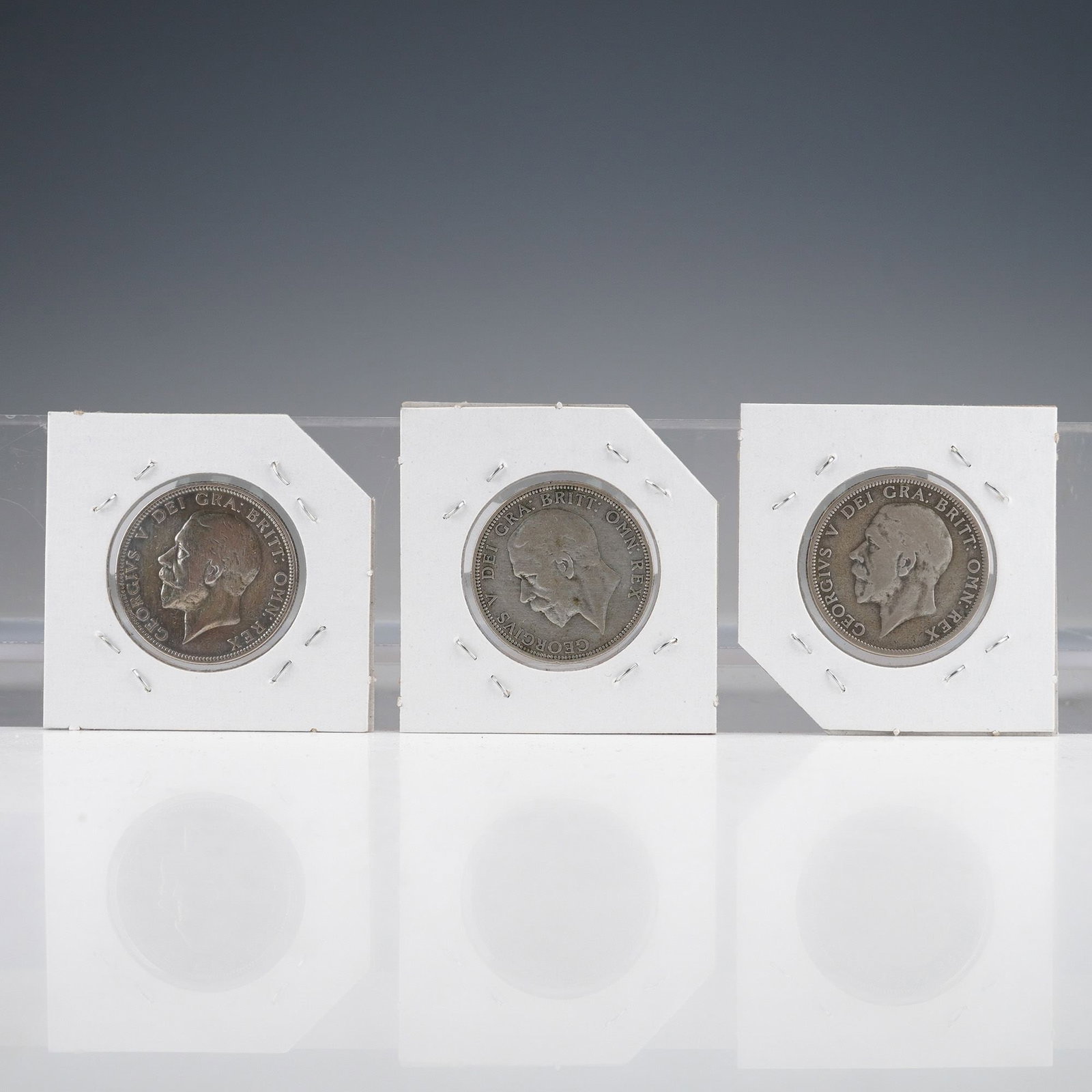 3pc UK 1929, 1931, and 1933 George V Florin Coins (1 of 4)