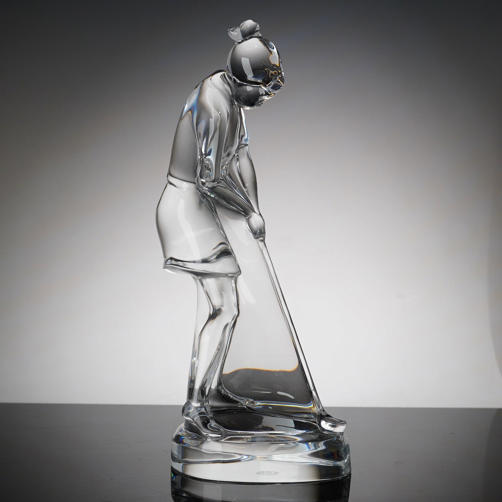 Baccarat Crystal Figurine, Female Golfer (1 of 4)