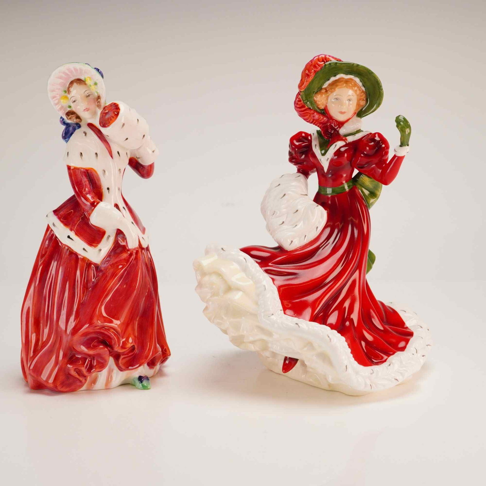 Two Royal Doulton Figurines Christmas Morn HN1992 and Christmas Day 2010 HN5411 (1 of 3)
