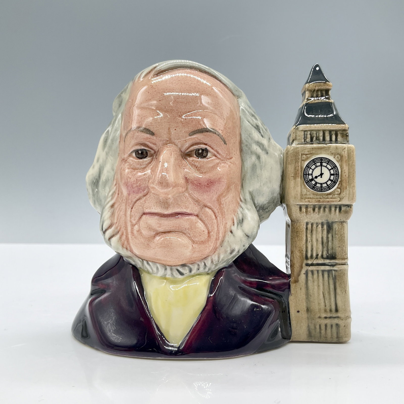 John Doulton 8 O'clock D6656 Small Doulton Character Jug (1 of 3)