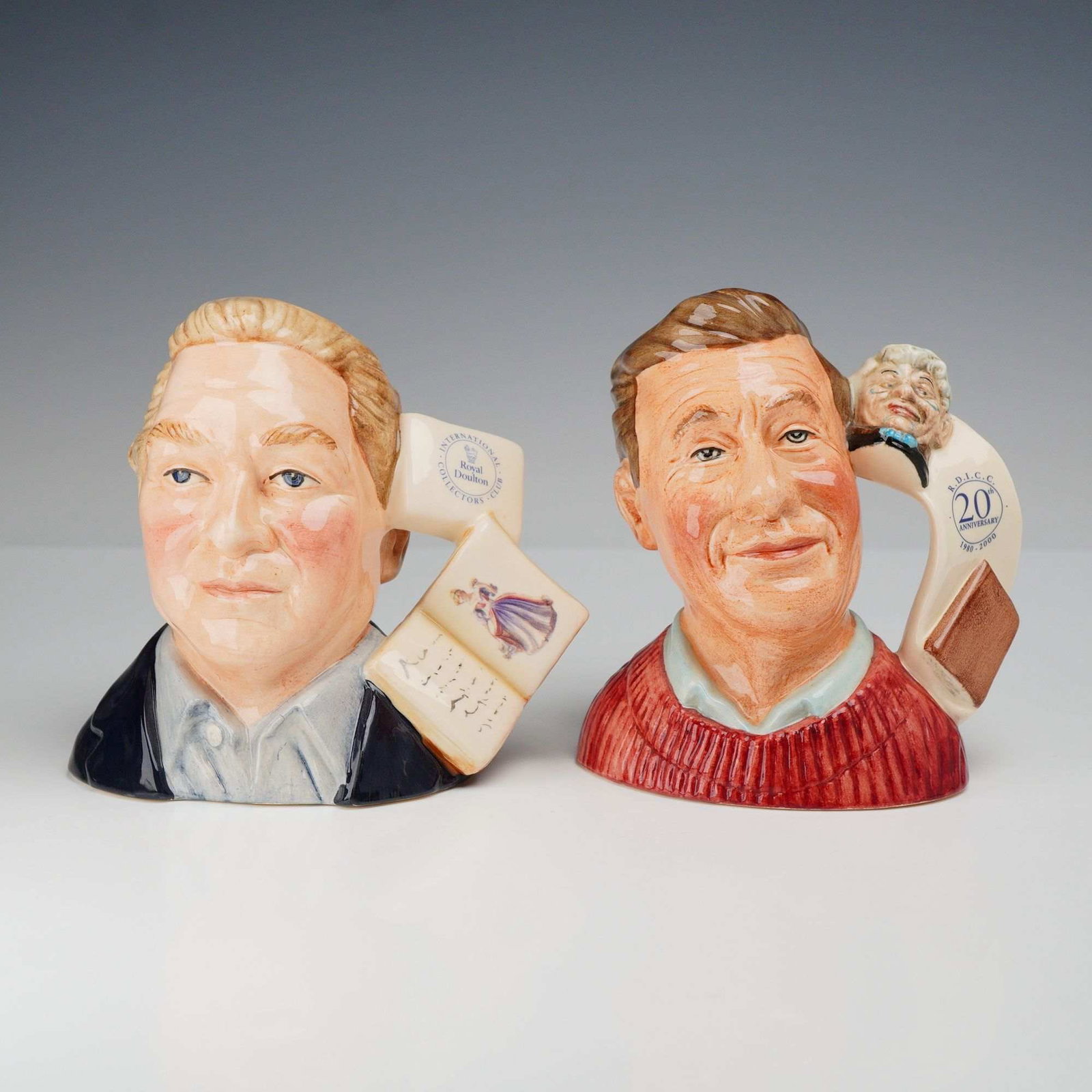 2pc Royal Doulton Small Character Jugs (1 of 3)