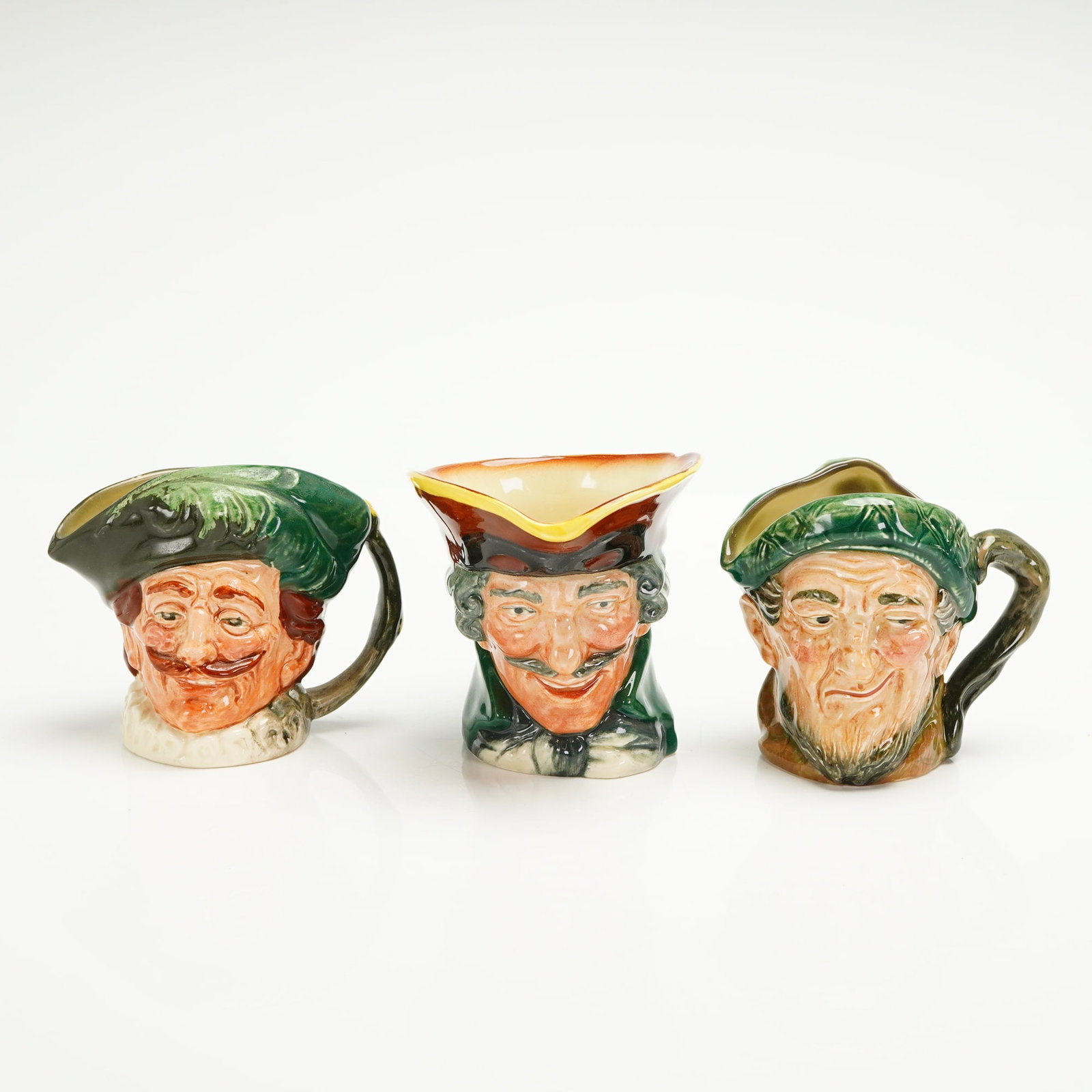 3pc Royal Doulton Small Character Jugs (1 of 3)