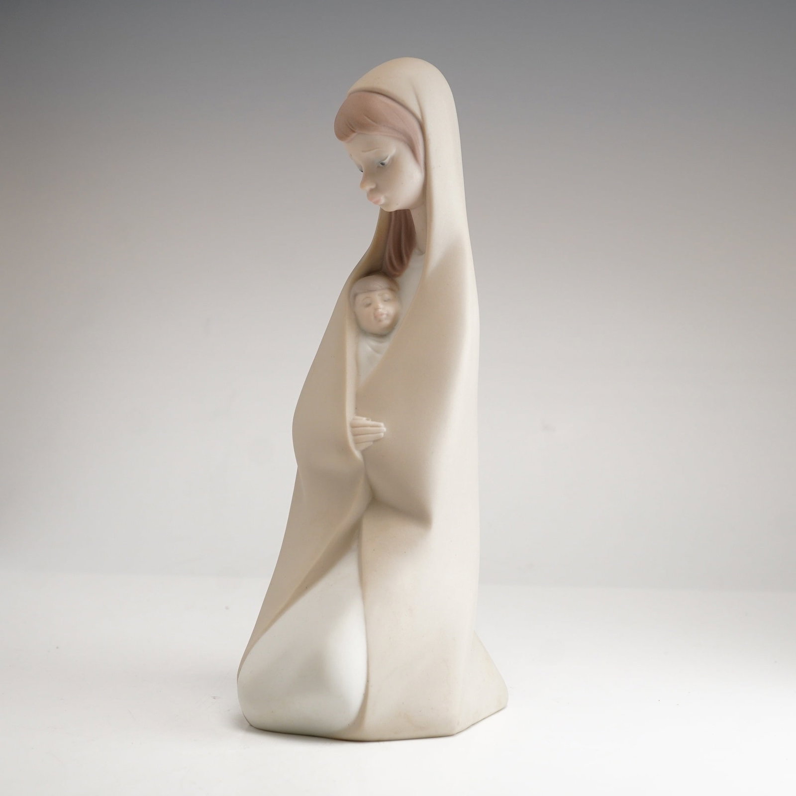Lladro Porcelain Figurine, Girl with Child 4636 (1 of 3)
