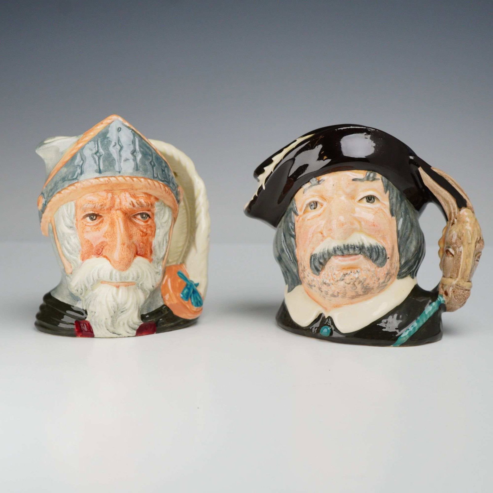 2pc Small Royal Doulton Character Jugs (1 of 3)