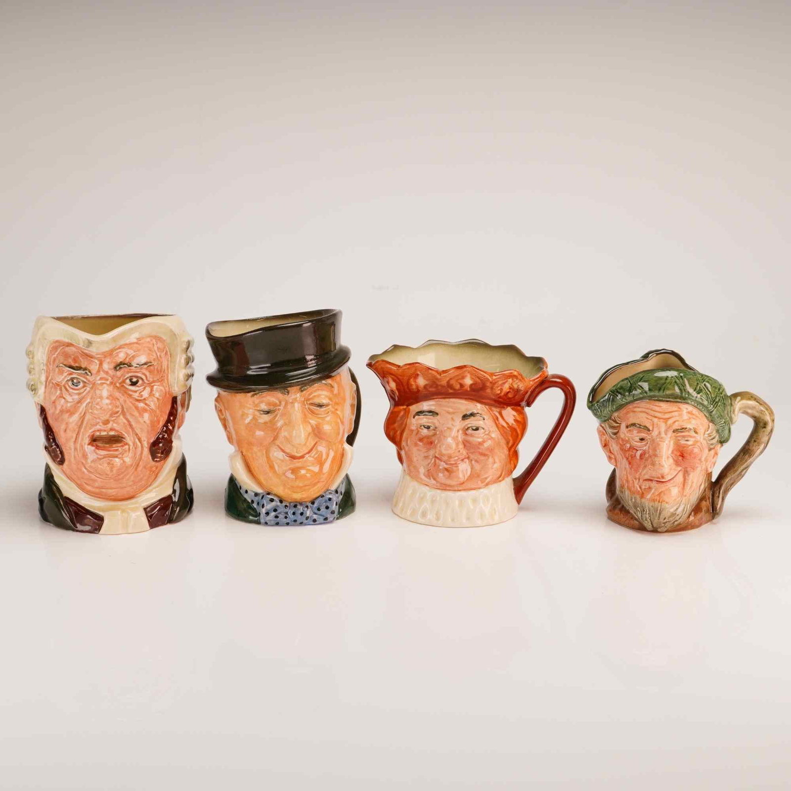Lot of 4 Royal Doulton Character Jugs Including Owd Mac and Others (1 of 4)