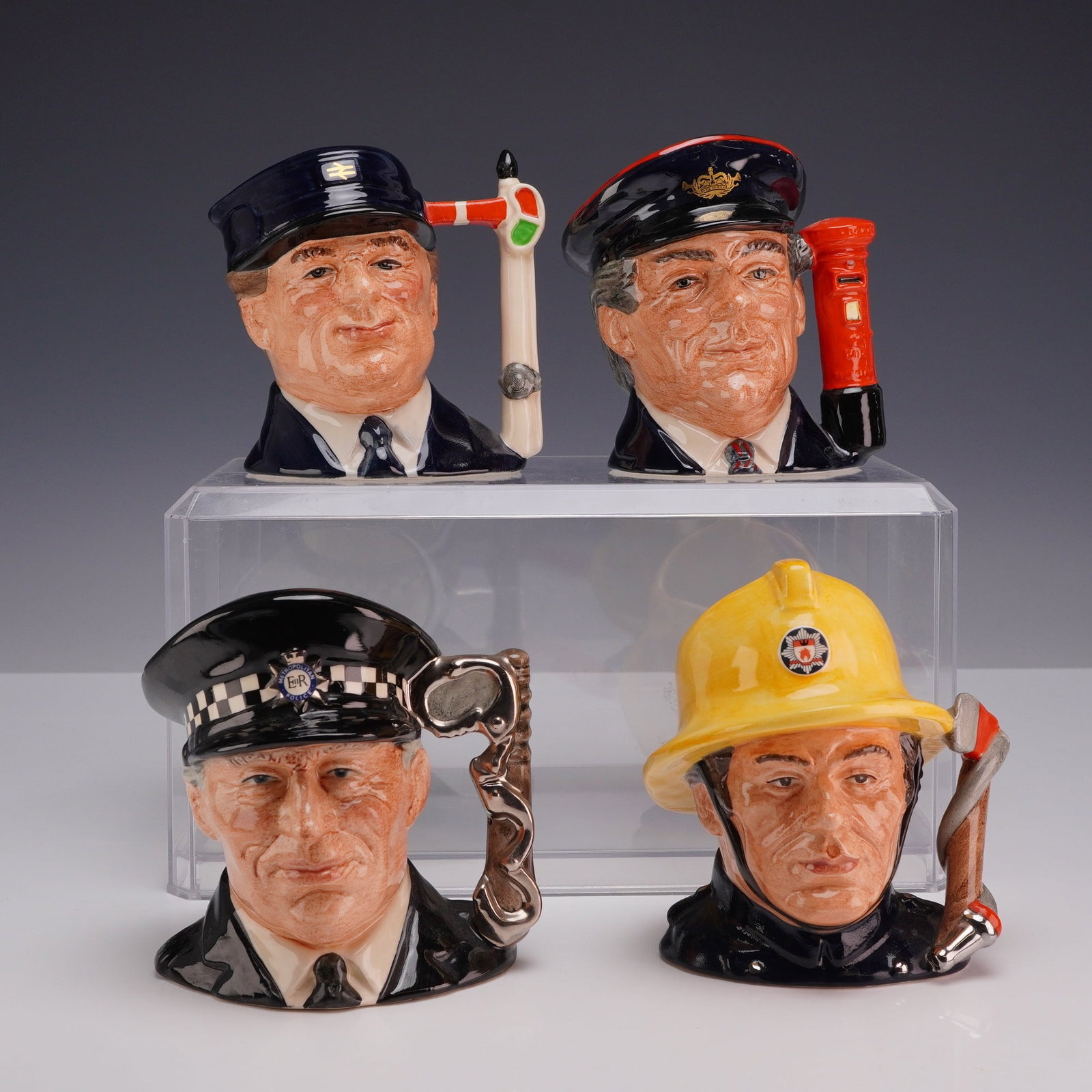 4pc Royal Doulton Small Character Jugs from the Journey through Britain Series (1 of 4)